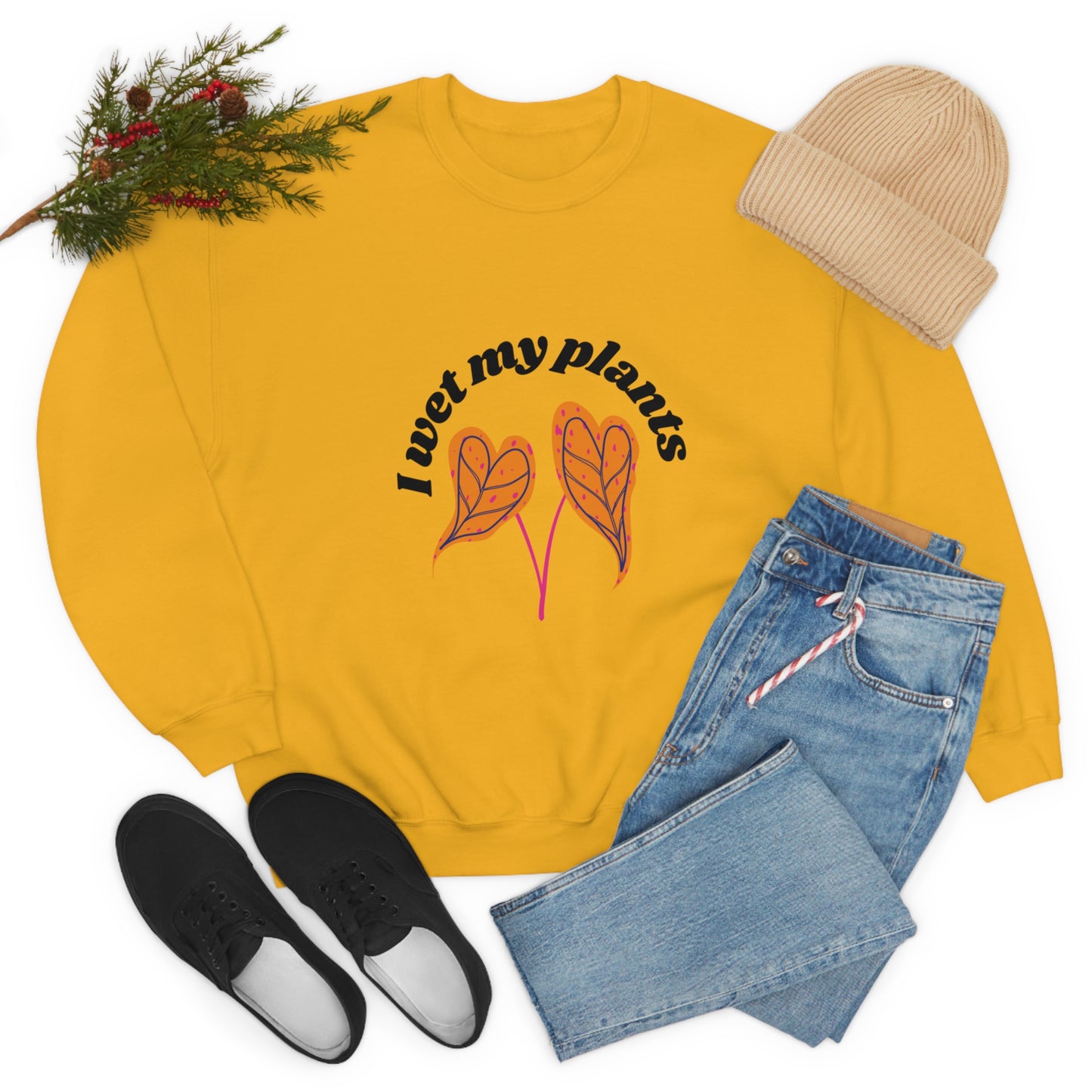 I Wet My Plants Unisex Crewneck