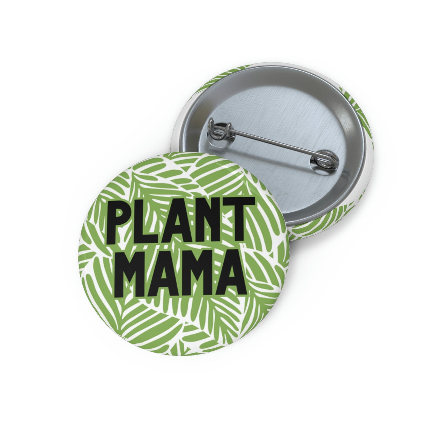 Plant Mama Pin Button