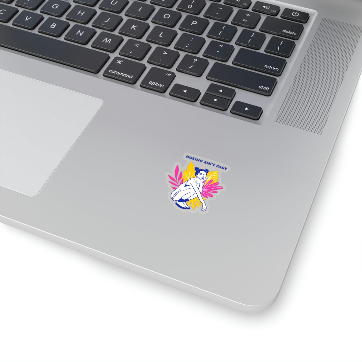 Hoeing Ain't Easy Stickers