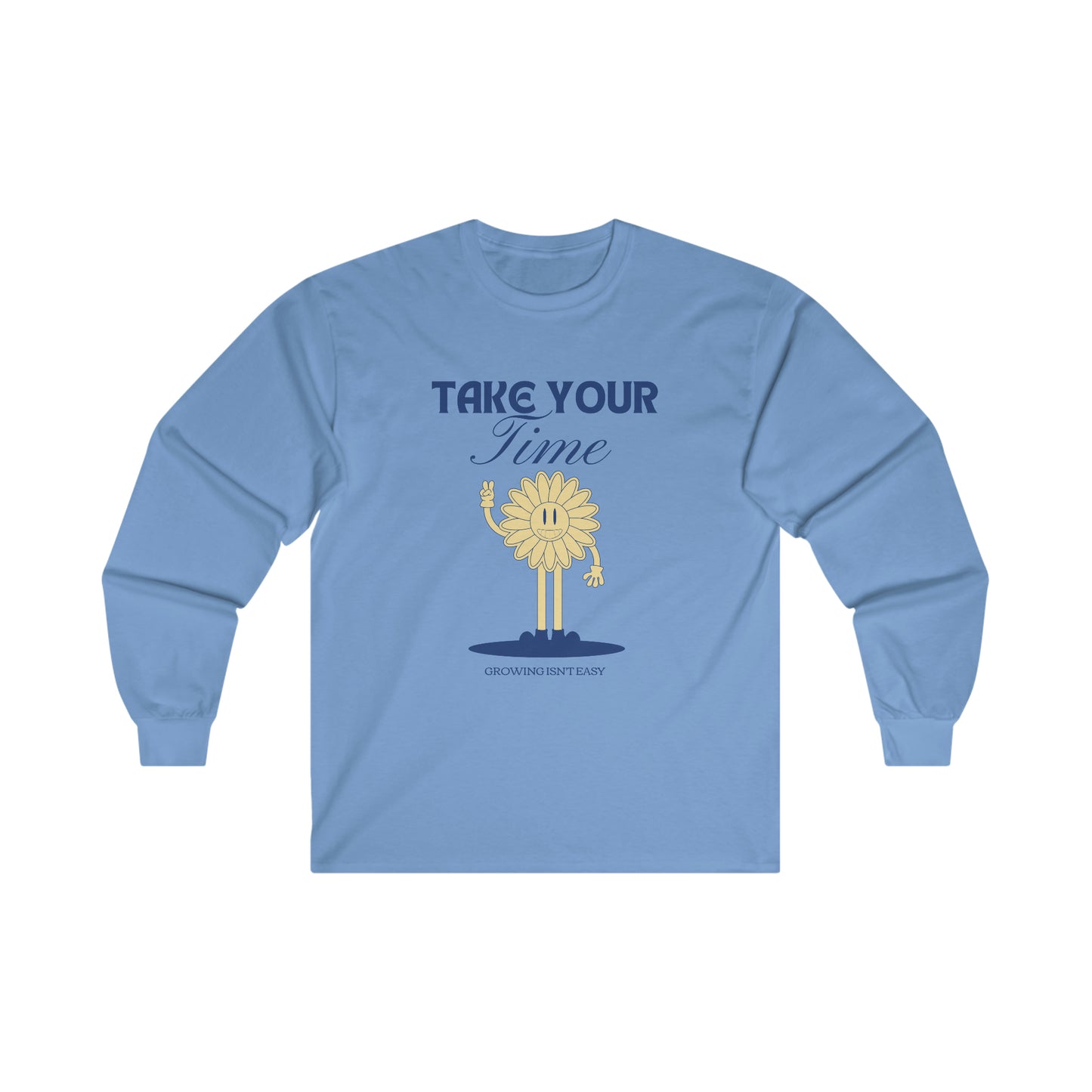 Growing Isn't Easy Cotton Long Sleeve
