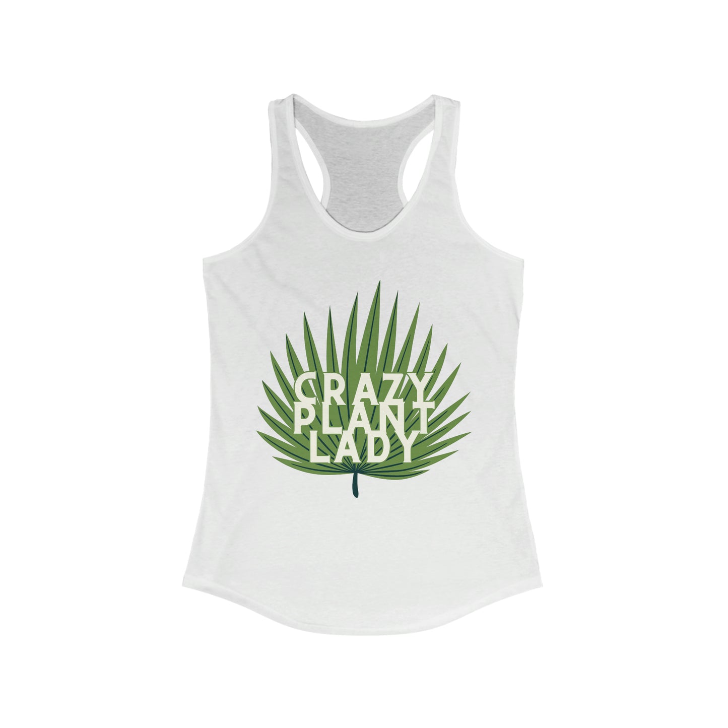 Crazy Plant Lady Women's Racerback Tank