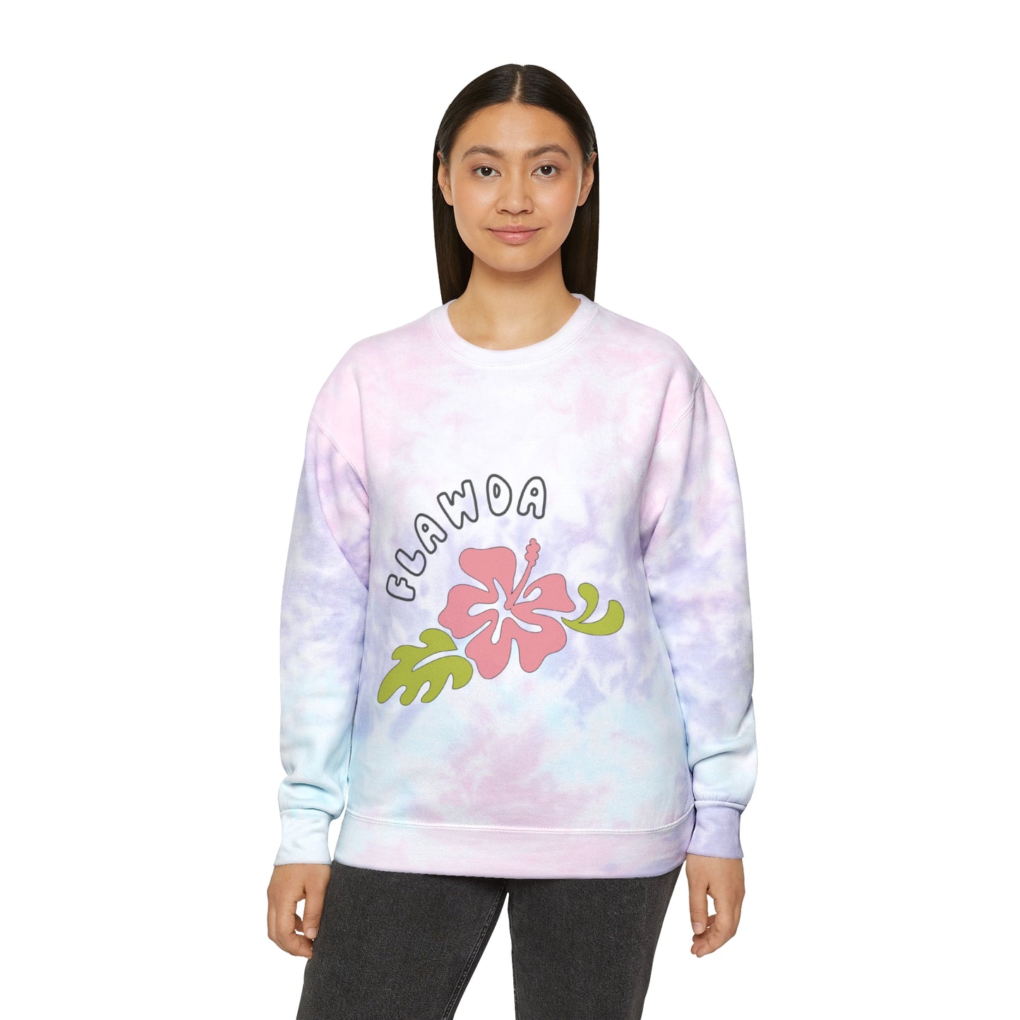 Flawda Unisex Tie-Dye Crewneck