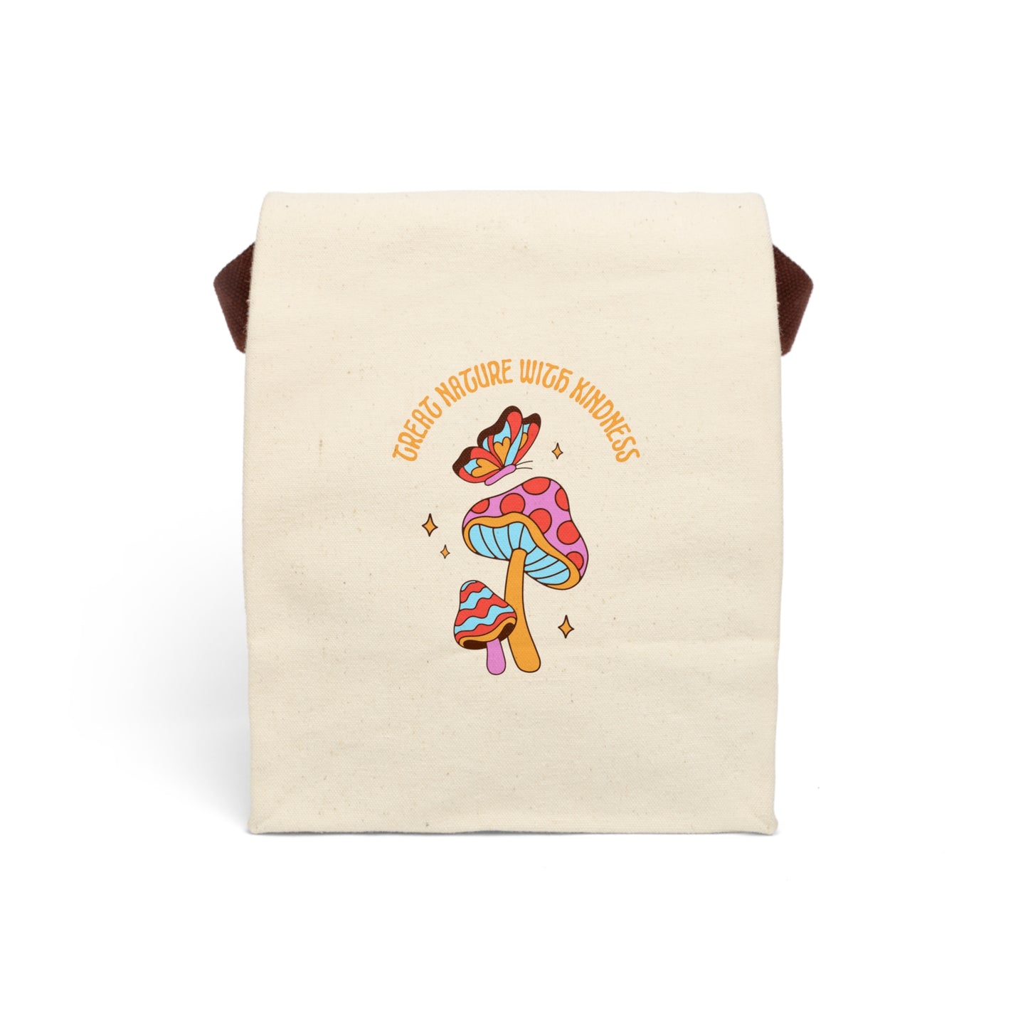 Treat Nature With Kindness Canvas Lunch Bag