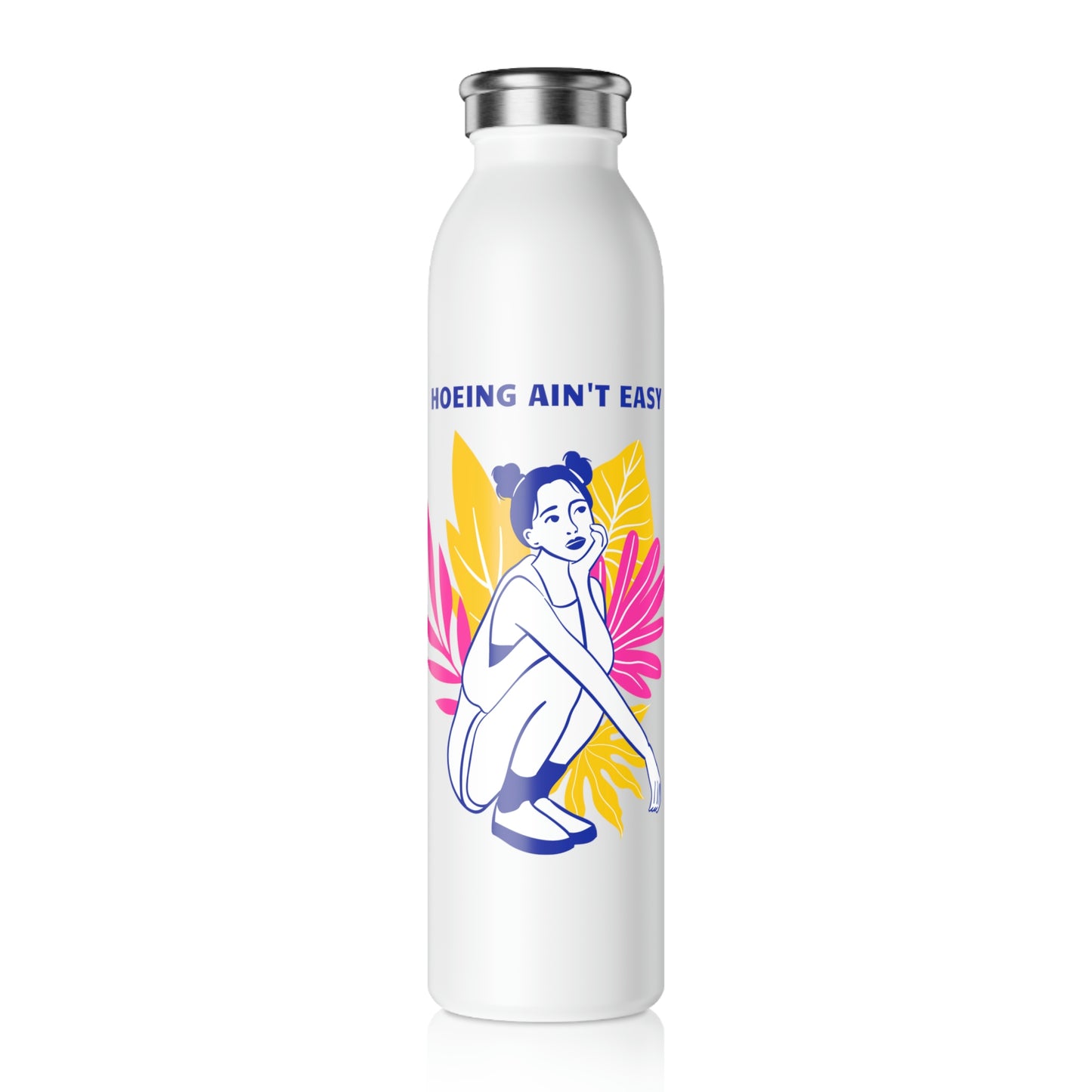 Hoeing Ain't Easy Water Bottle