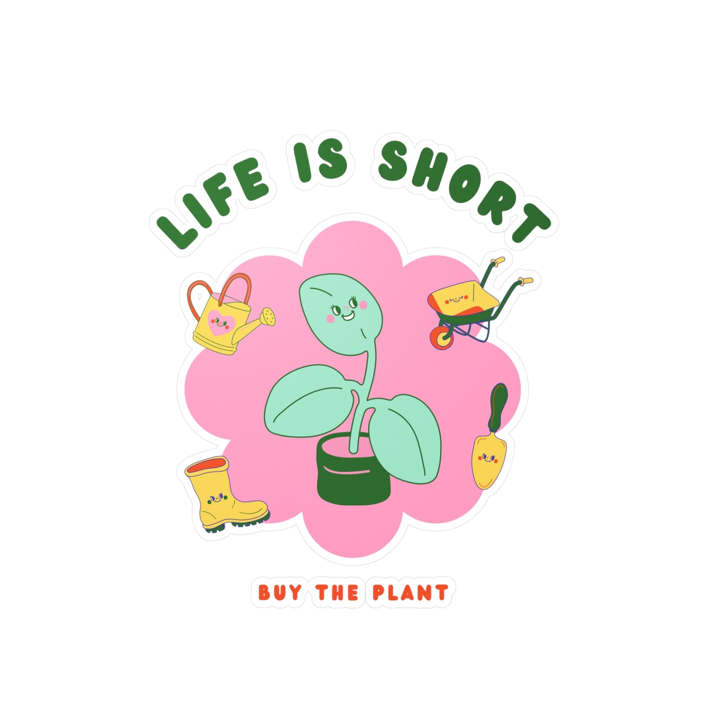 Life Is Short Vinyl Decals