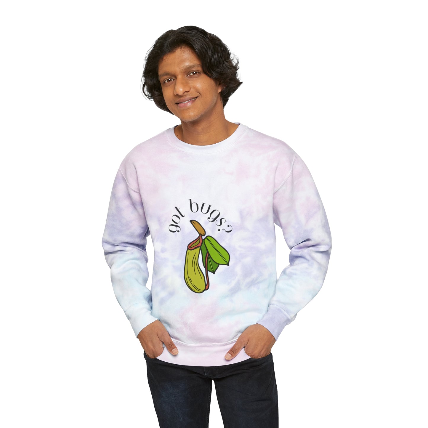 Got Bugs? Tie-Dye Crewneck