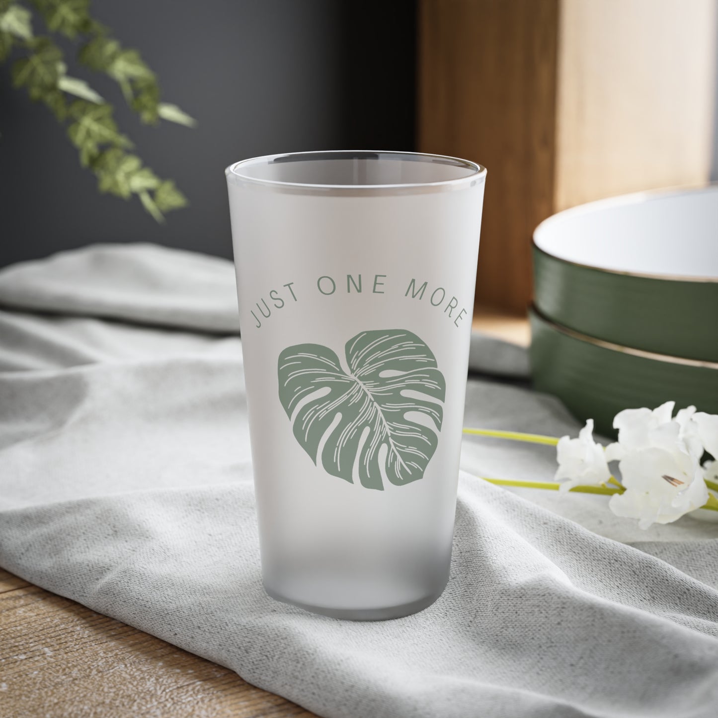 One More Frosted Pint Glass