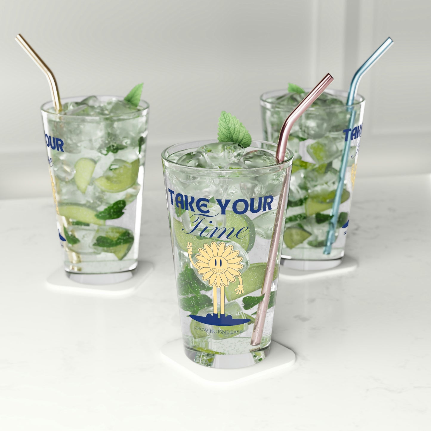 Growing Isn't Easy Pint Glass