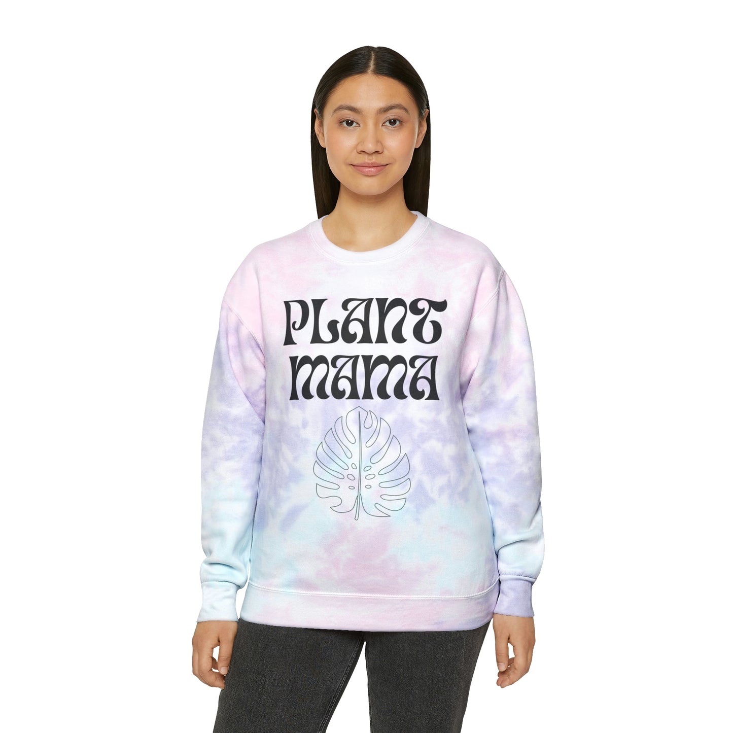 Plant Mama Unisex Tie-Dye Crewneck