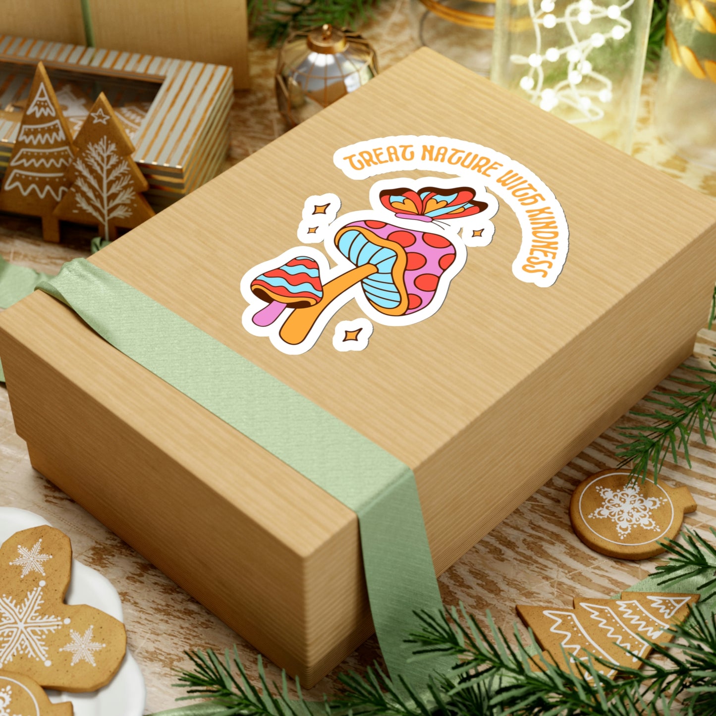 Treat Nature With Kindness Stickers