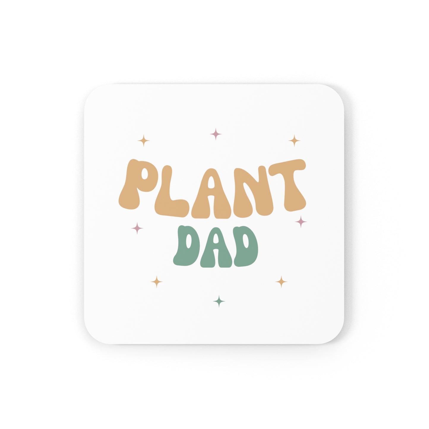 Plant Dad Cork Back Coaster