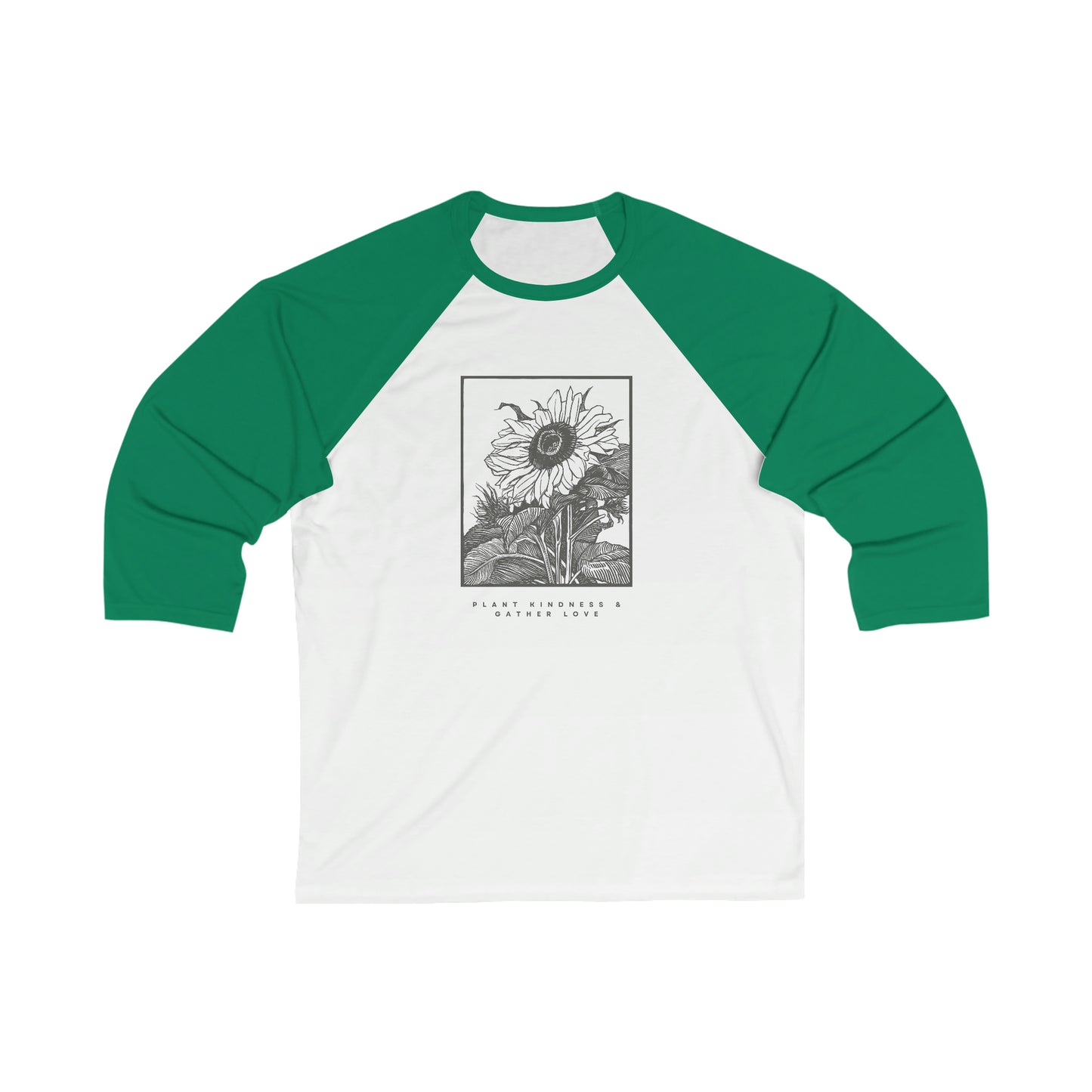 Plant Kindness Unisex Baseball Tee