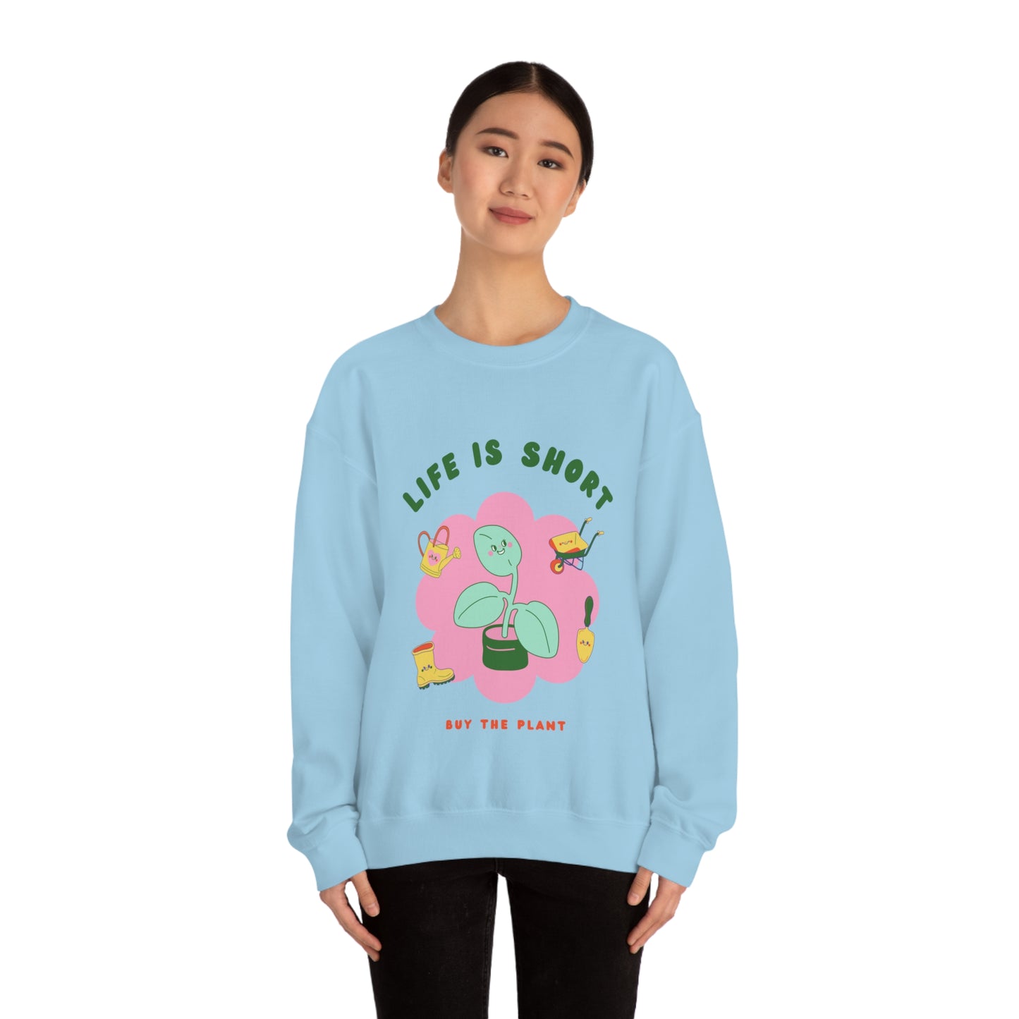 Life Is Short Unisex Crewneck