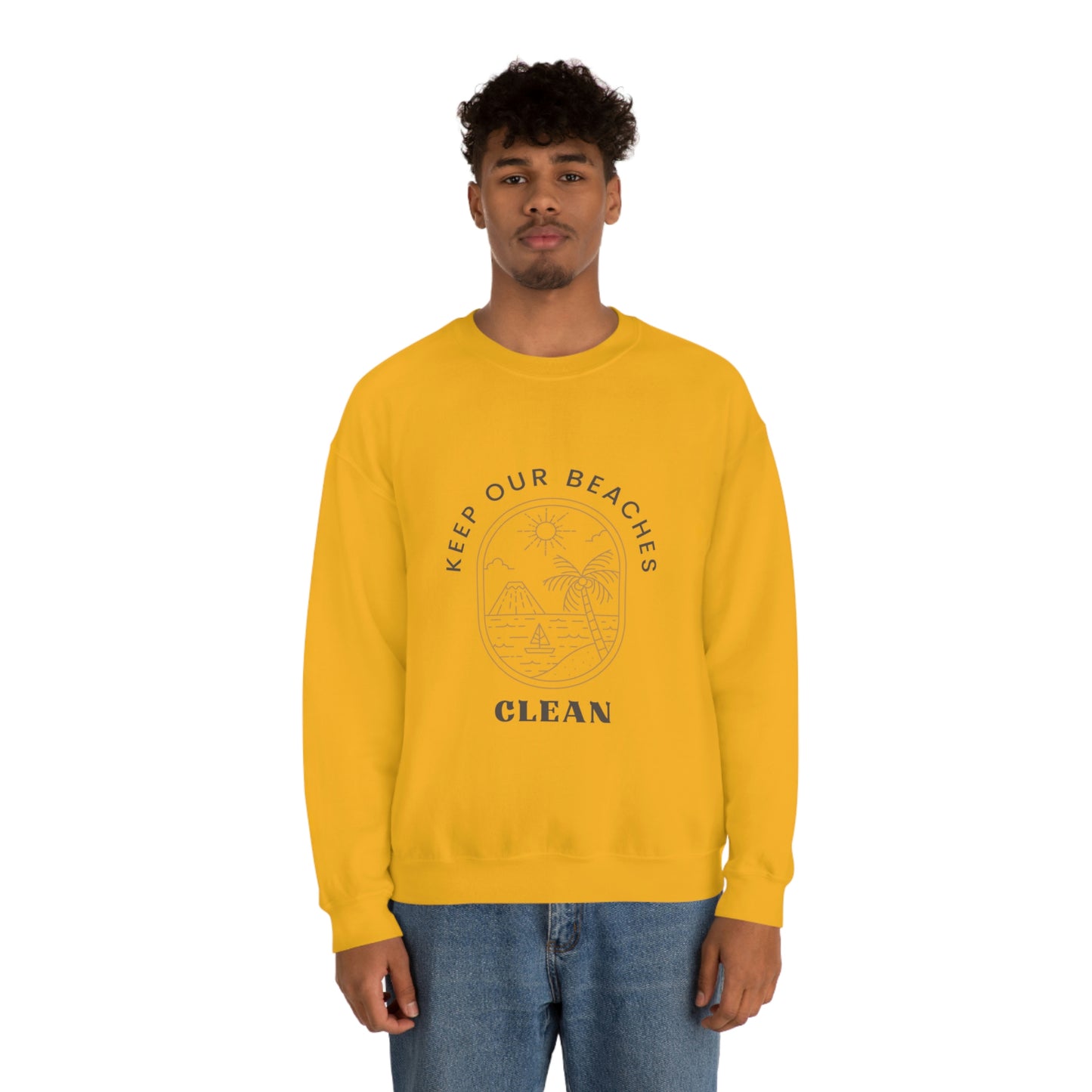 Clean Beaches Unisex Crewneck