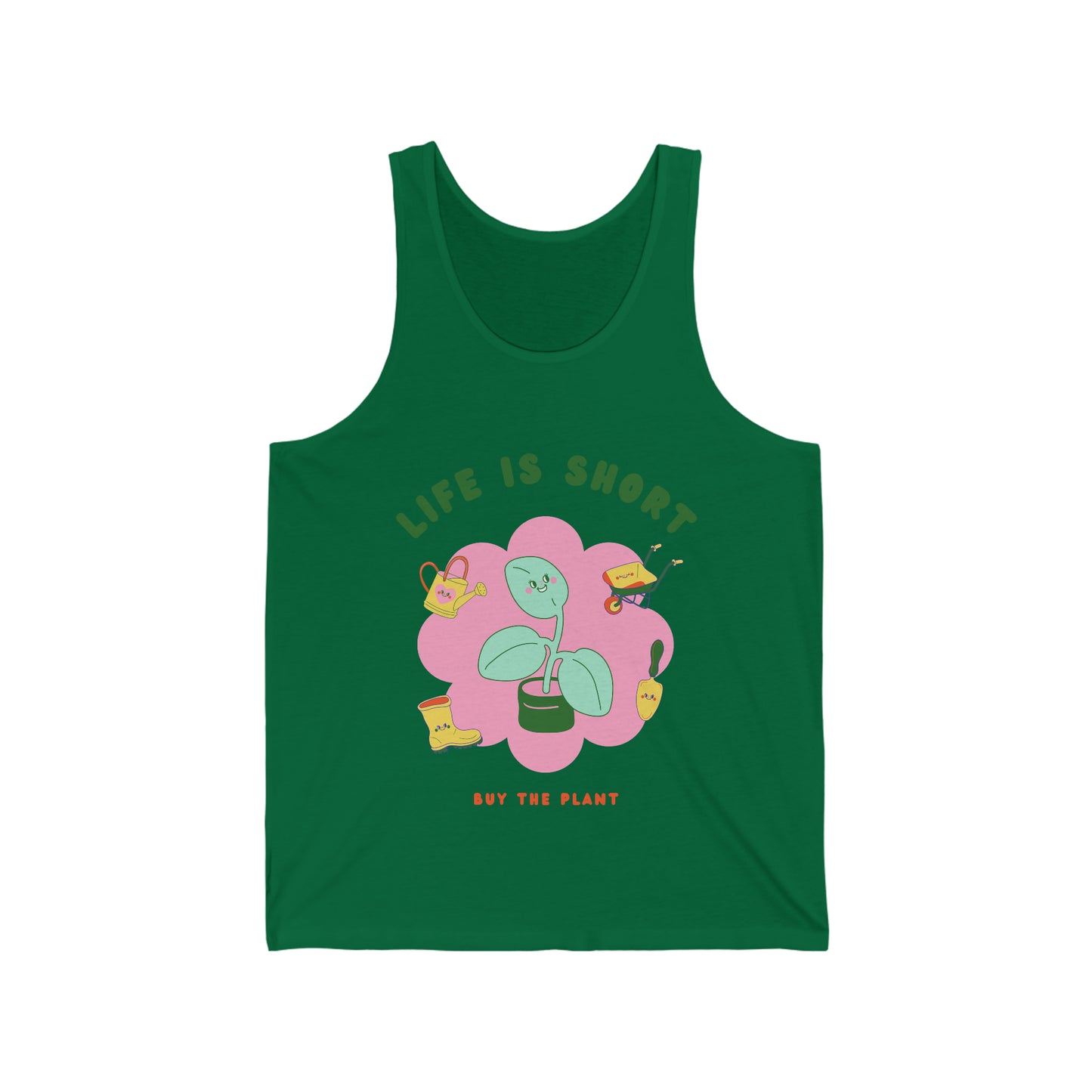 Life Is Short Unisex Jersey Tank