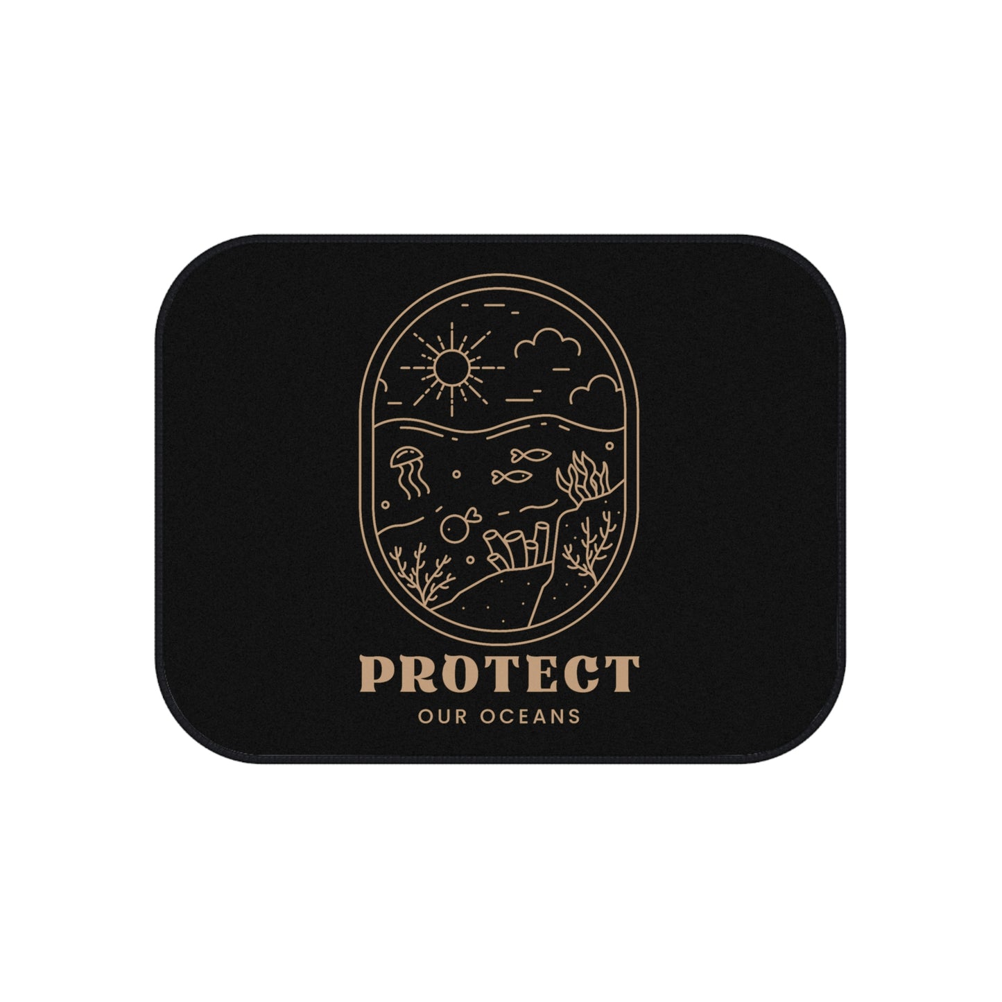 Protect Our Oceans Car Mats (2x Rear)