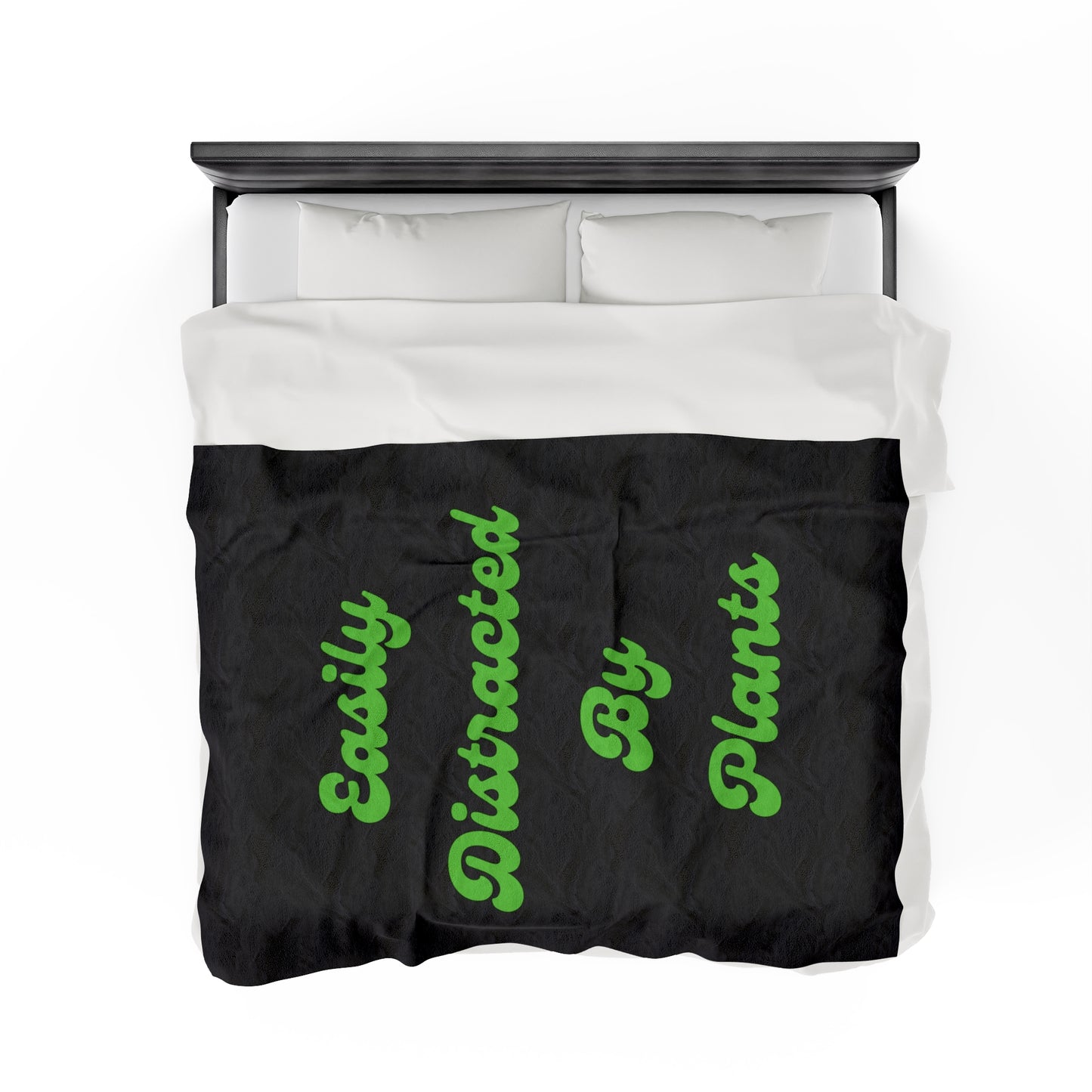Distracted Velveteen Plush Blanket