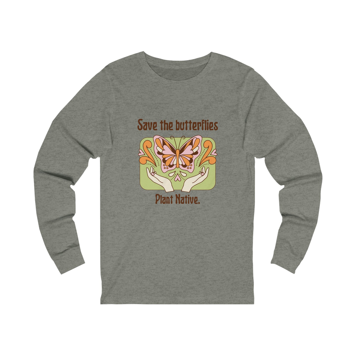 Plant Native Unisex Jersey Long Sleeve