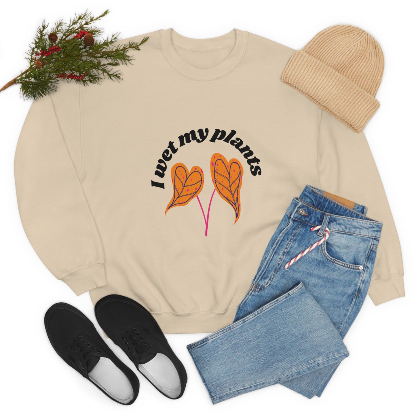 I Wet My Plants Unisex Crewneck