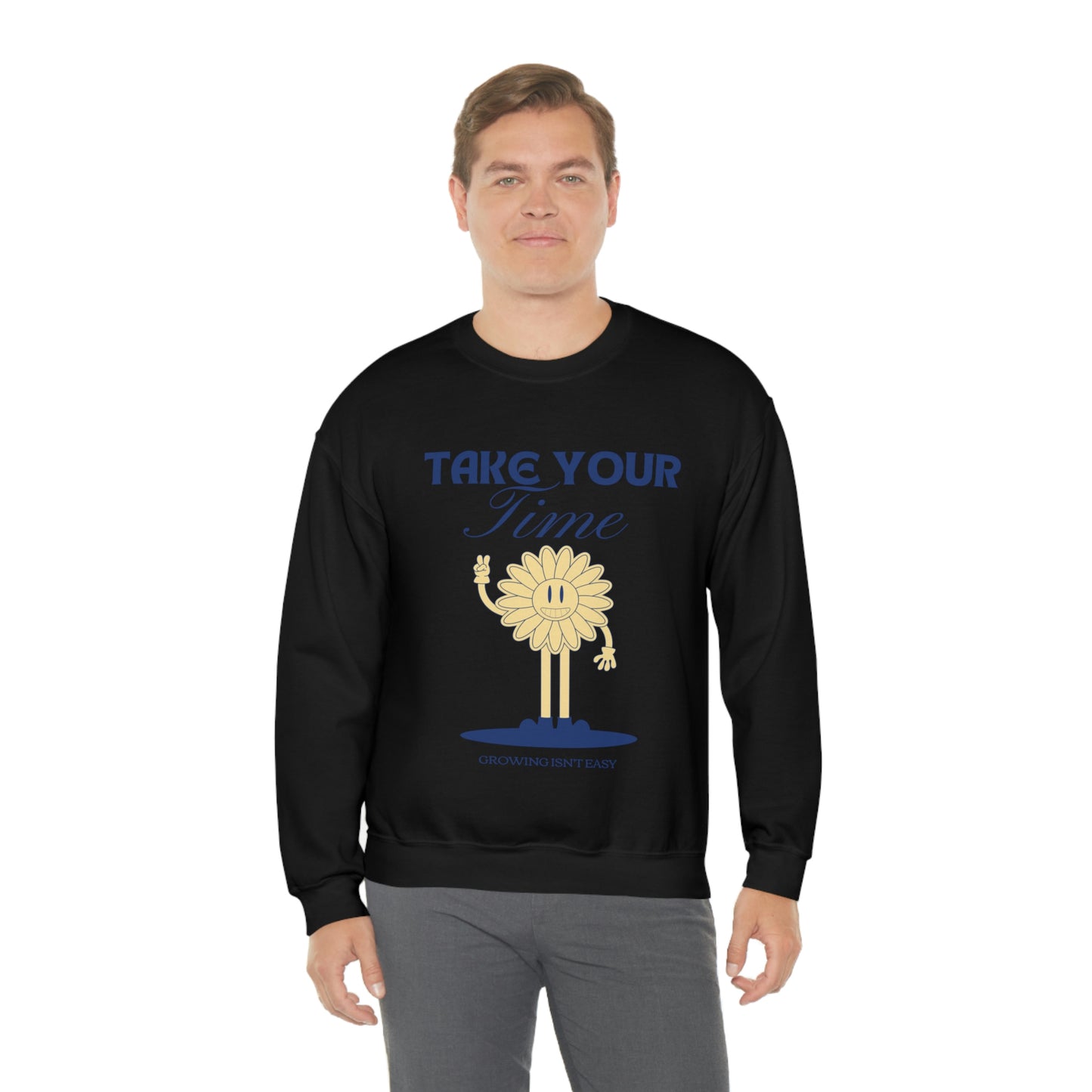 Growing Isn't Easy Unisex Crewneck