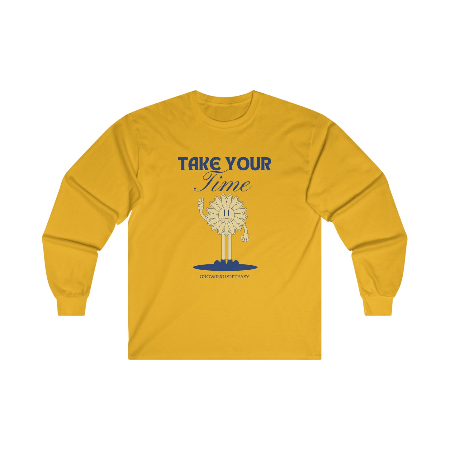 Growing Isn't Easy Cotton Long Sleeve