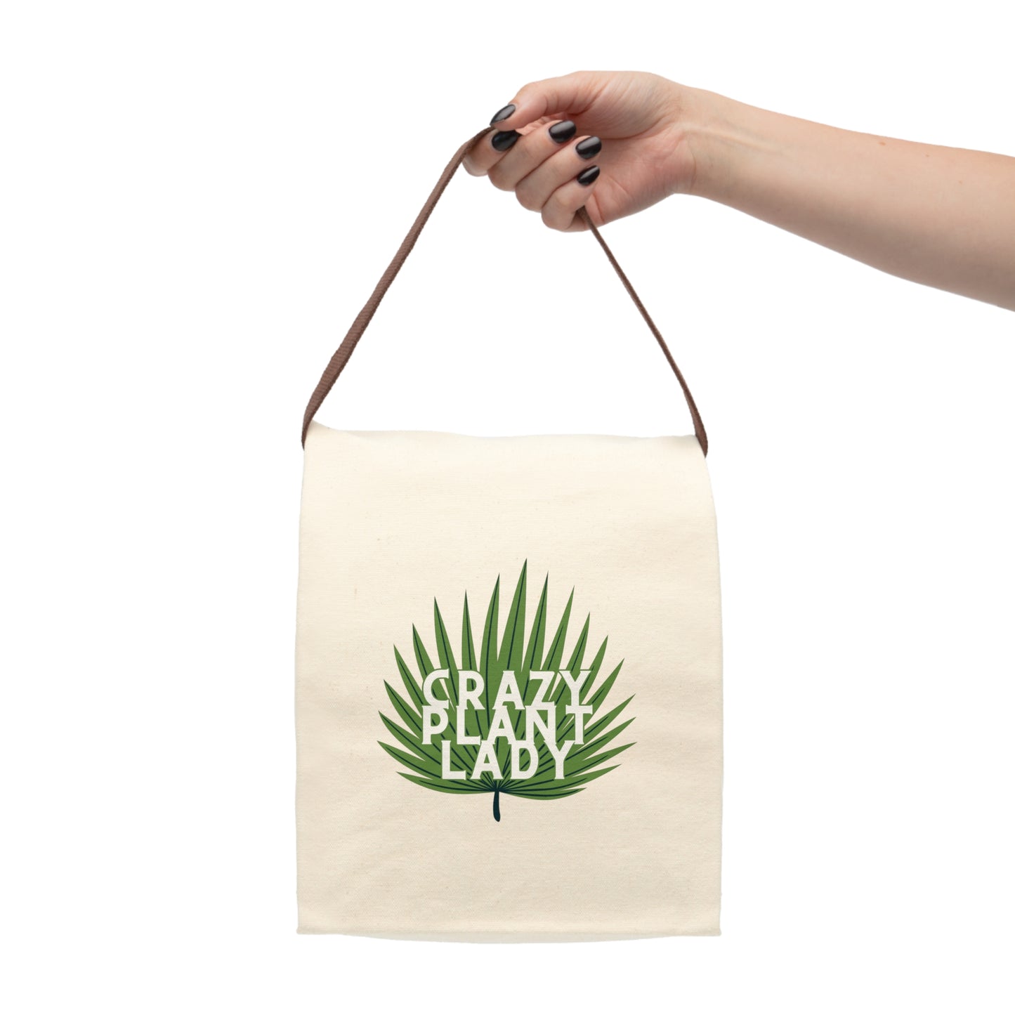Crazy Plant Lady Canvas Lunch Bag