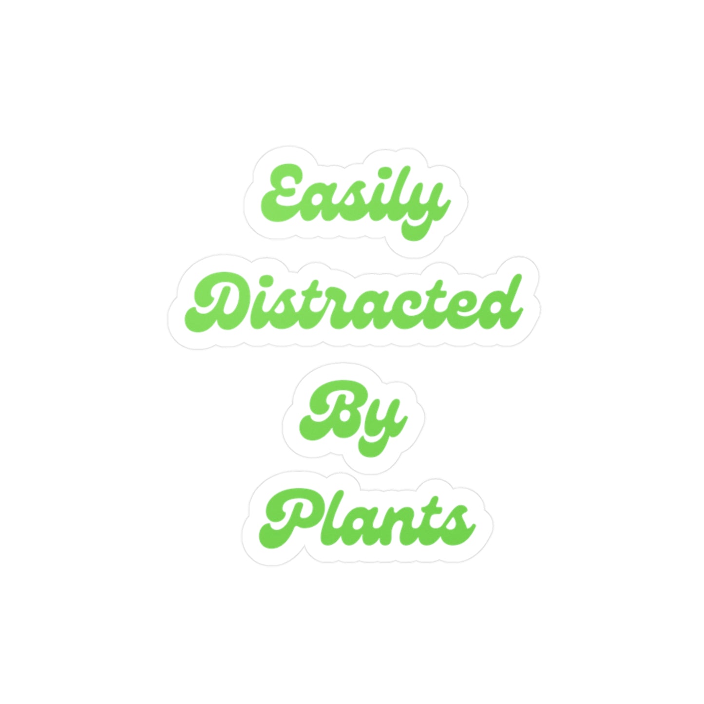 Distracted Vinyl Decals