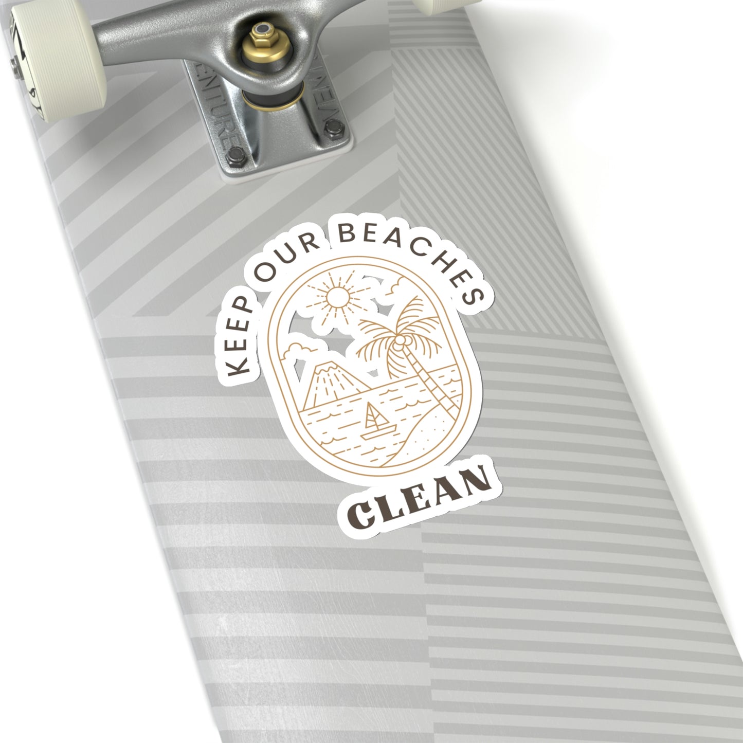 Clean Beaches Stickers