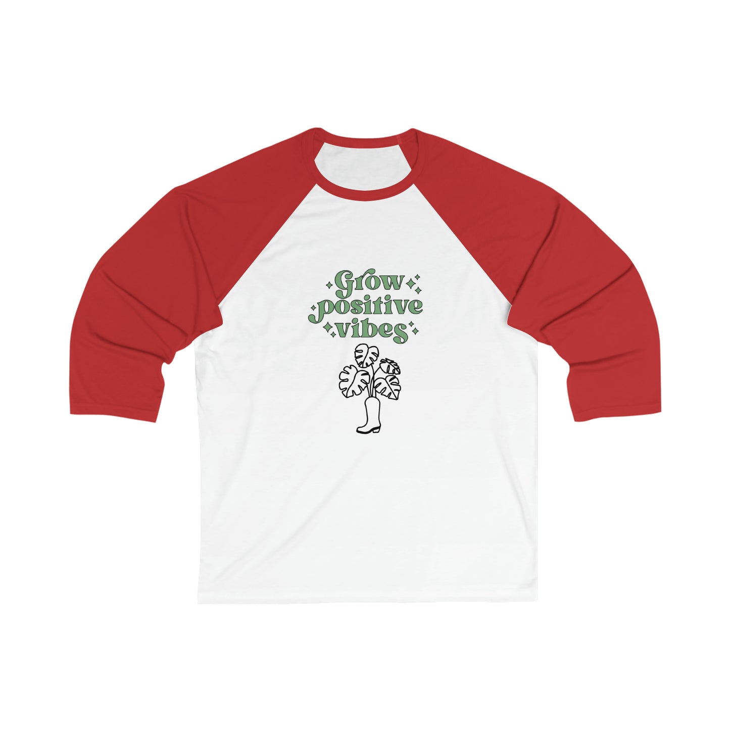 Grow Positive Baseball Tee