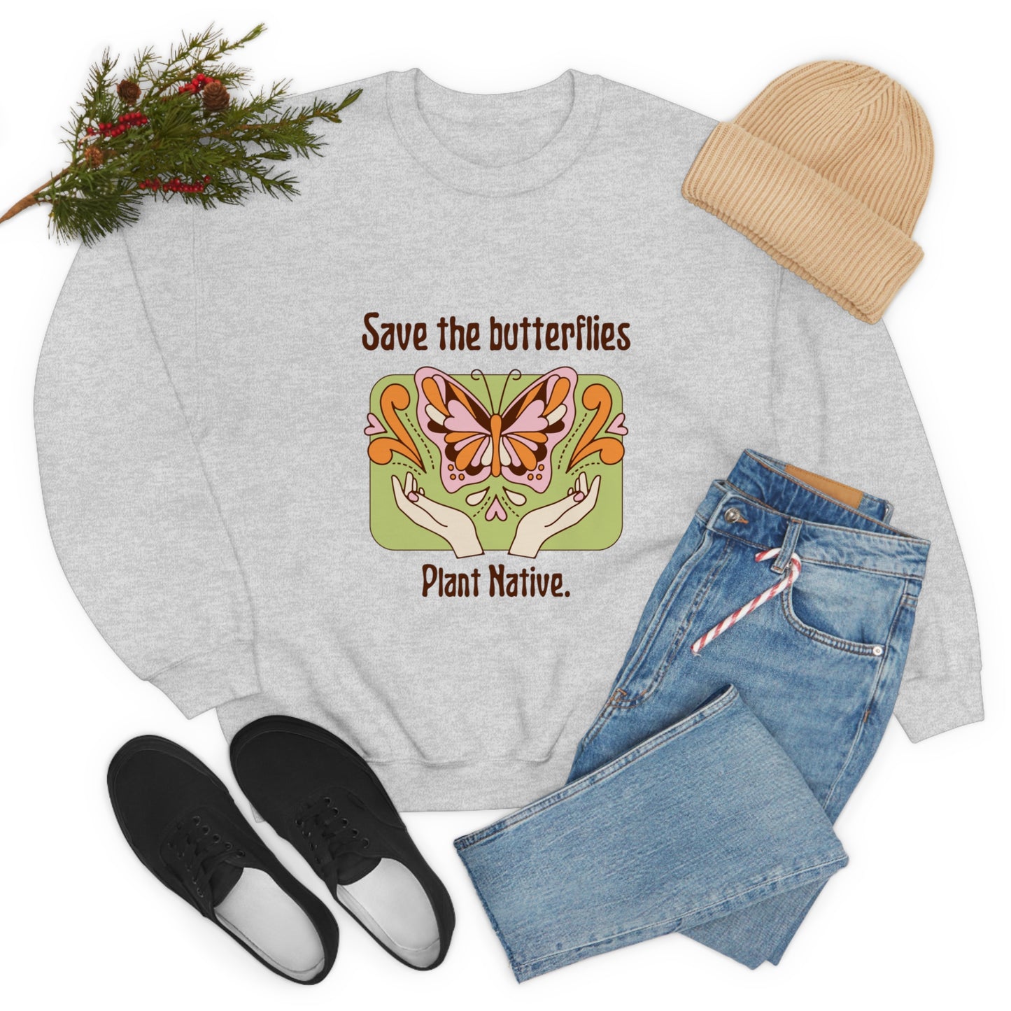 Plant Native Unisex Crewneck