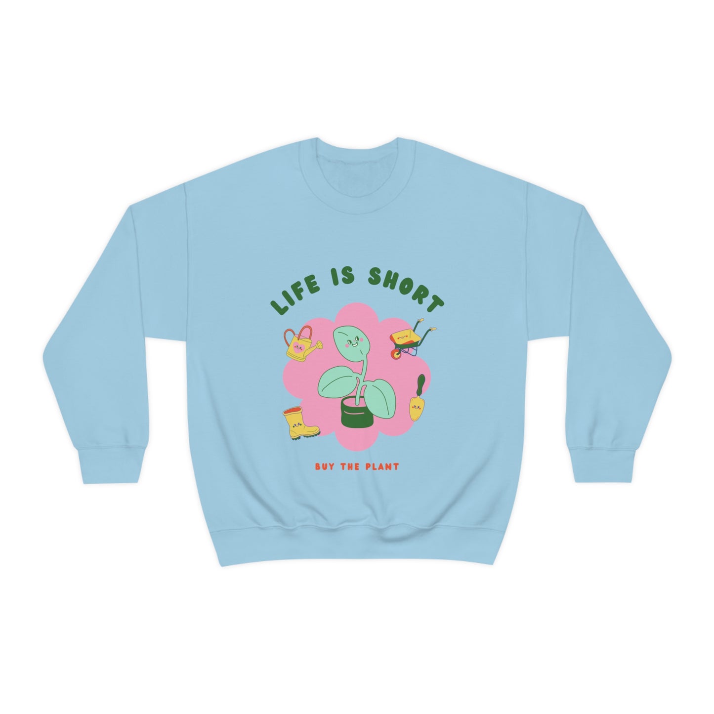 Life Is Short Unisex Crewneck