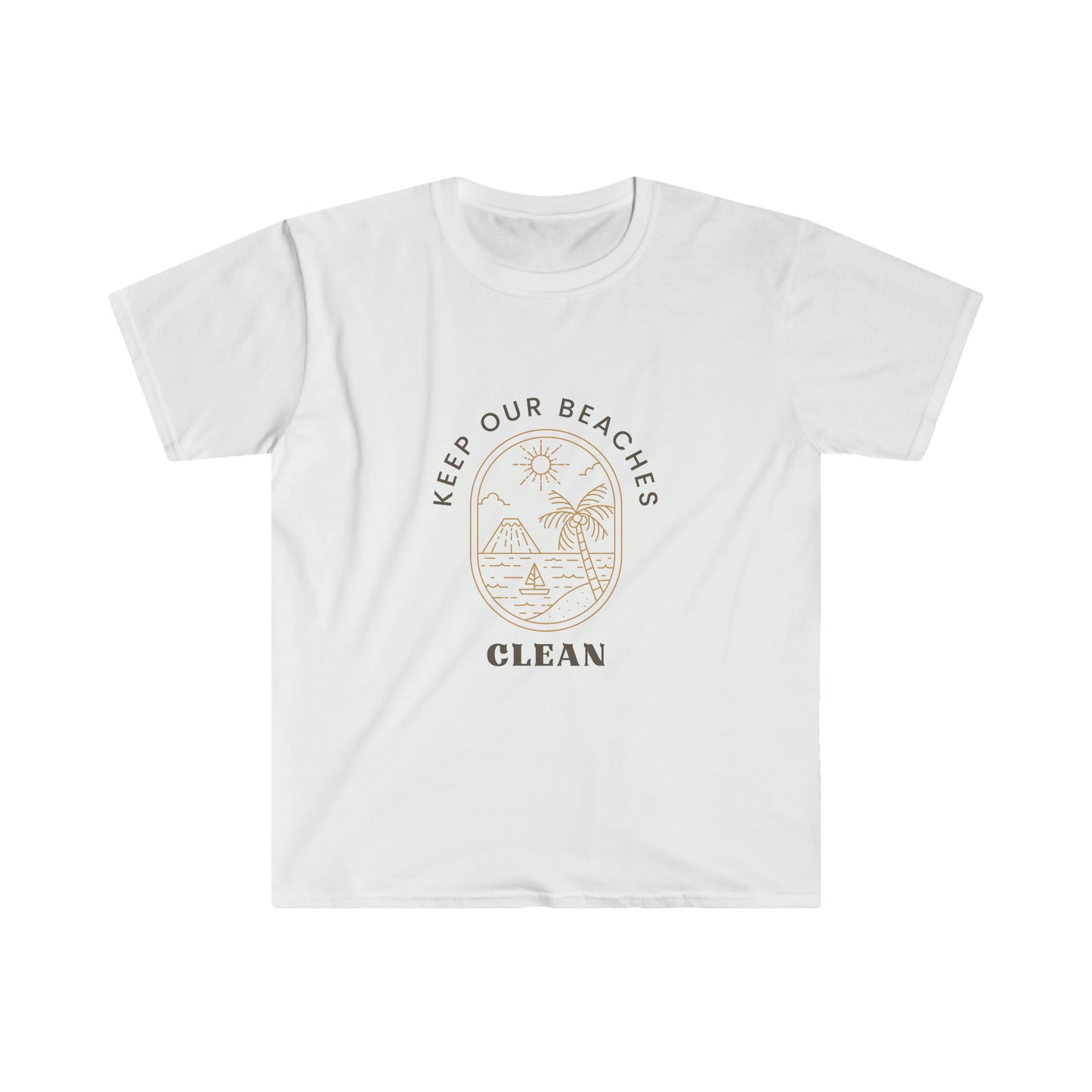 Clean Beaches Unisex Softstyle T-Shirt