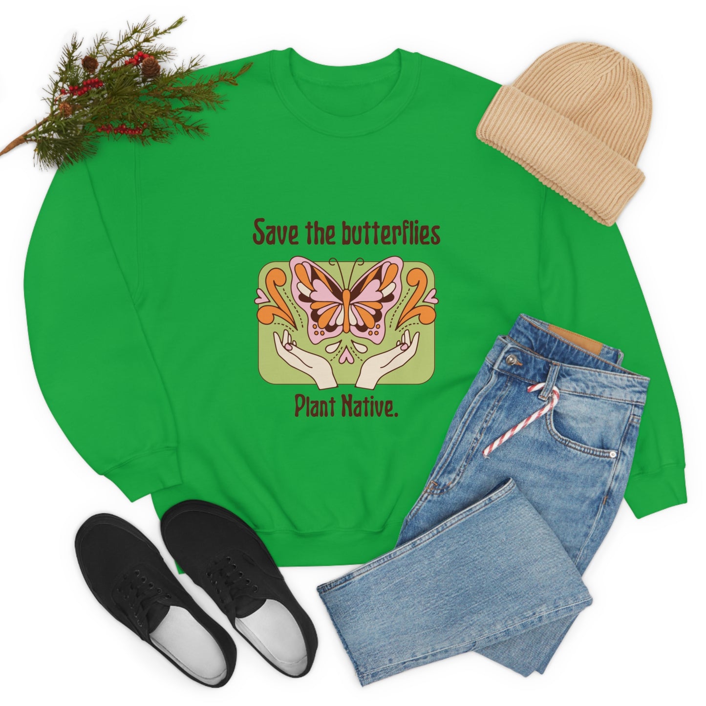 Plant Native Unisex Crewneck