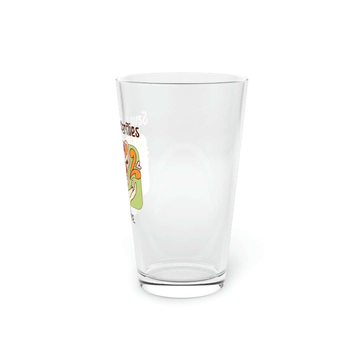 Plant Native Pint Glass