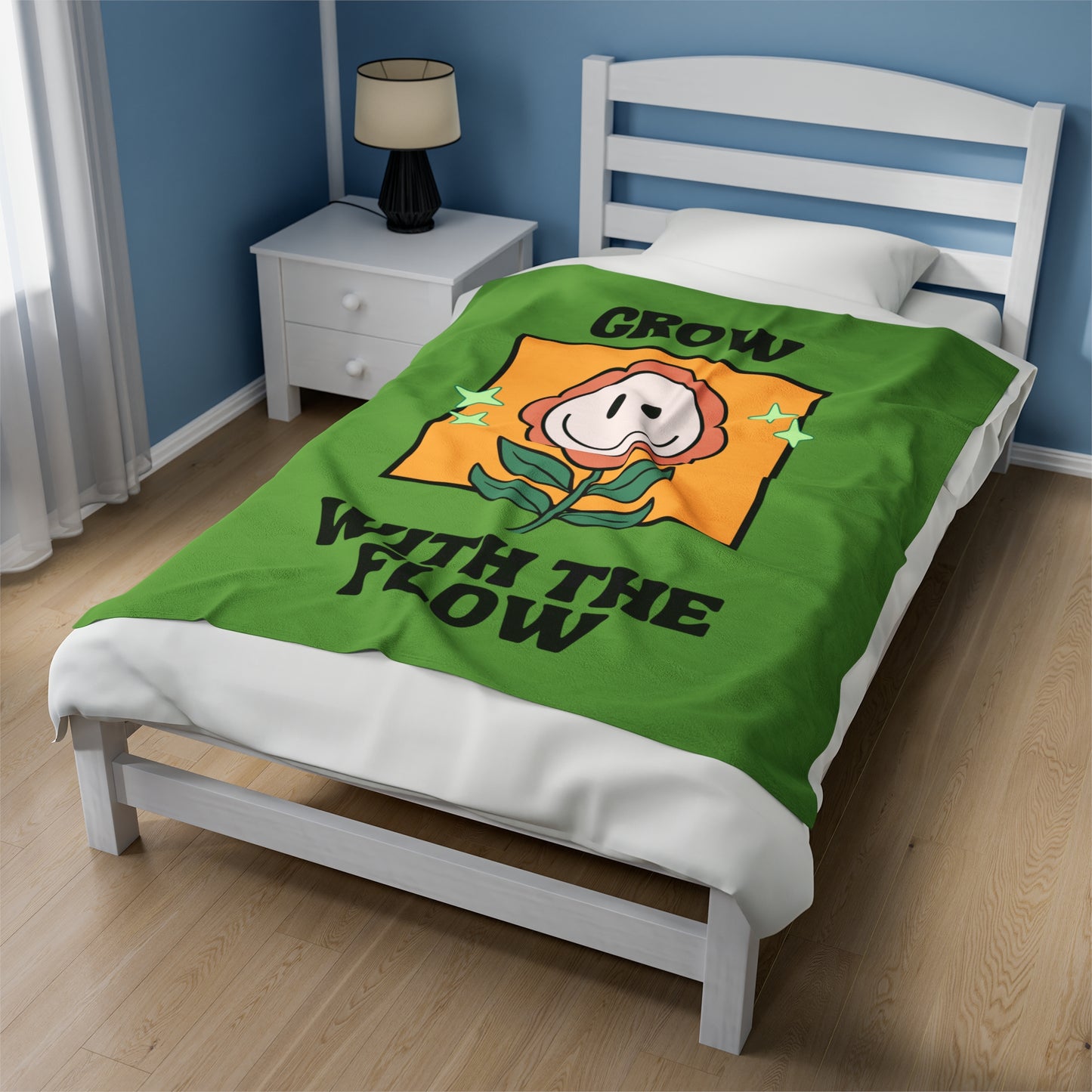 Flow Velveteen Plush Blanket