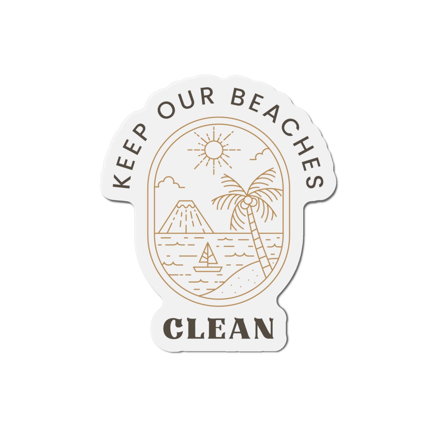 Clean Beaches Magnets