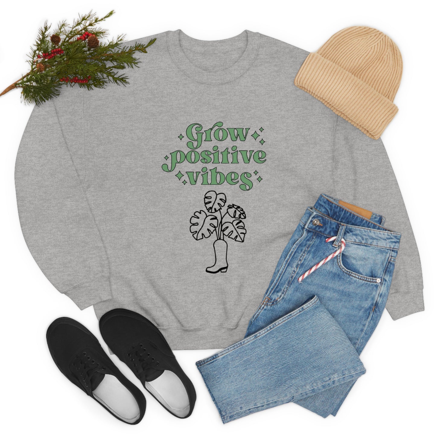 Grow Positive Unisex Crewneck