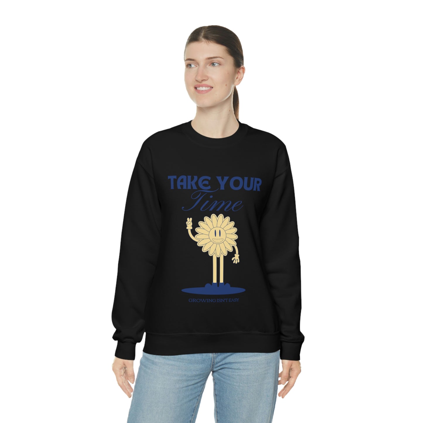 Growing Isn't Easy Unisex Crewneck