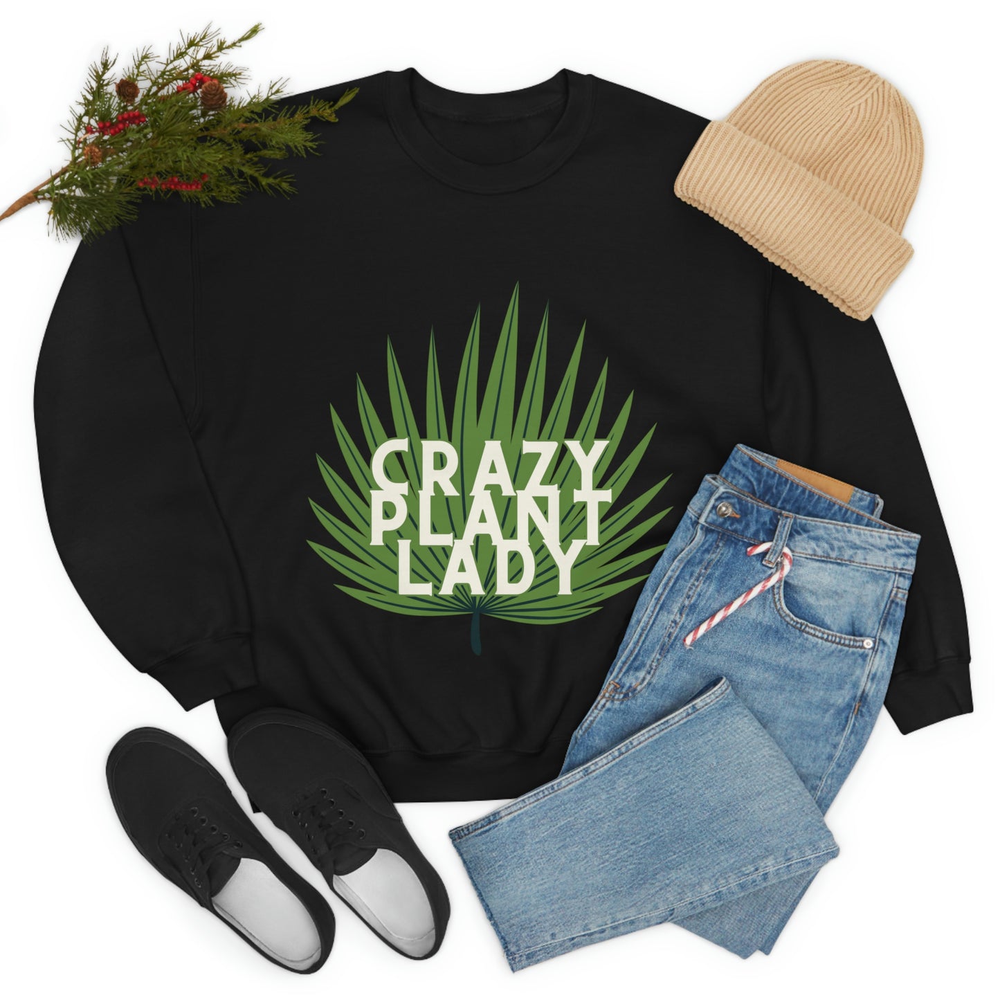 Crazy Plant Lady Unisex Crewneck