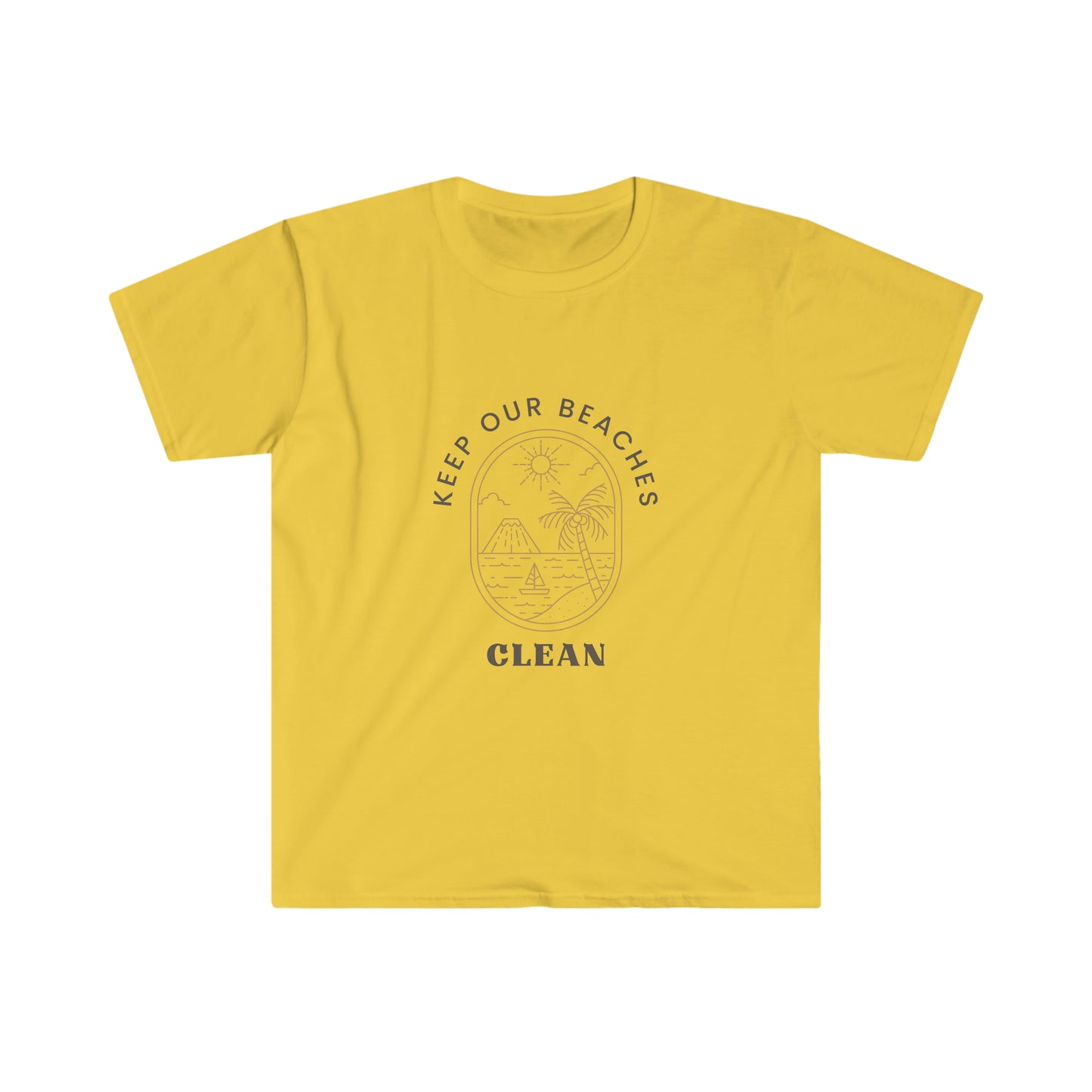 Clean Beaches Unisex Softstyle T-Shirt
