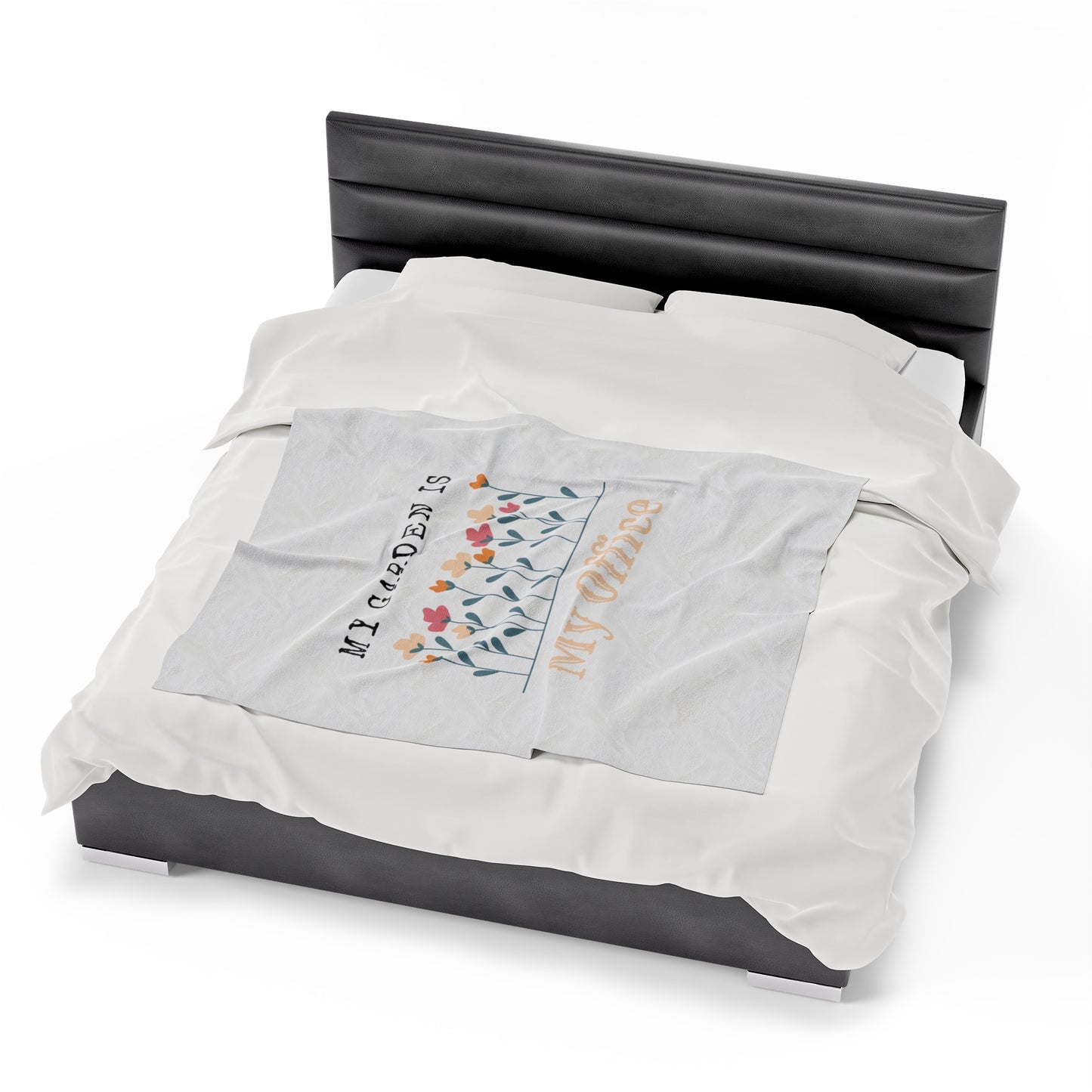 My Office Velveteen Plush Blanket