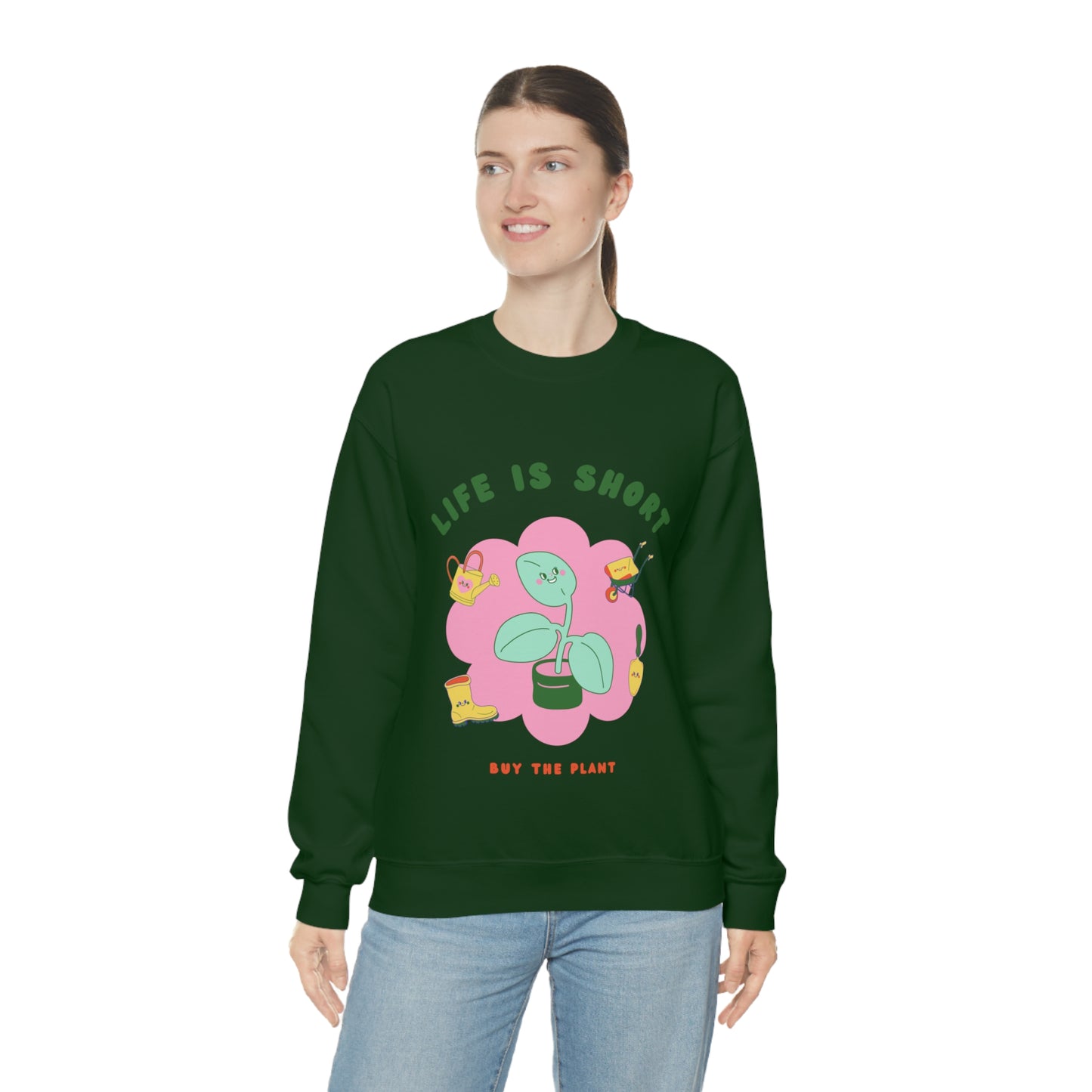 Life Is Short Unisex Crewneck