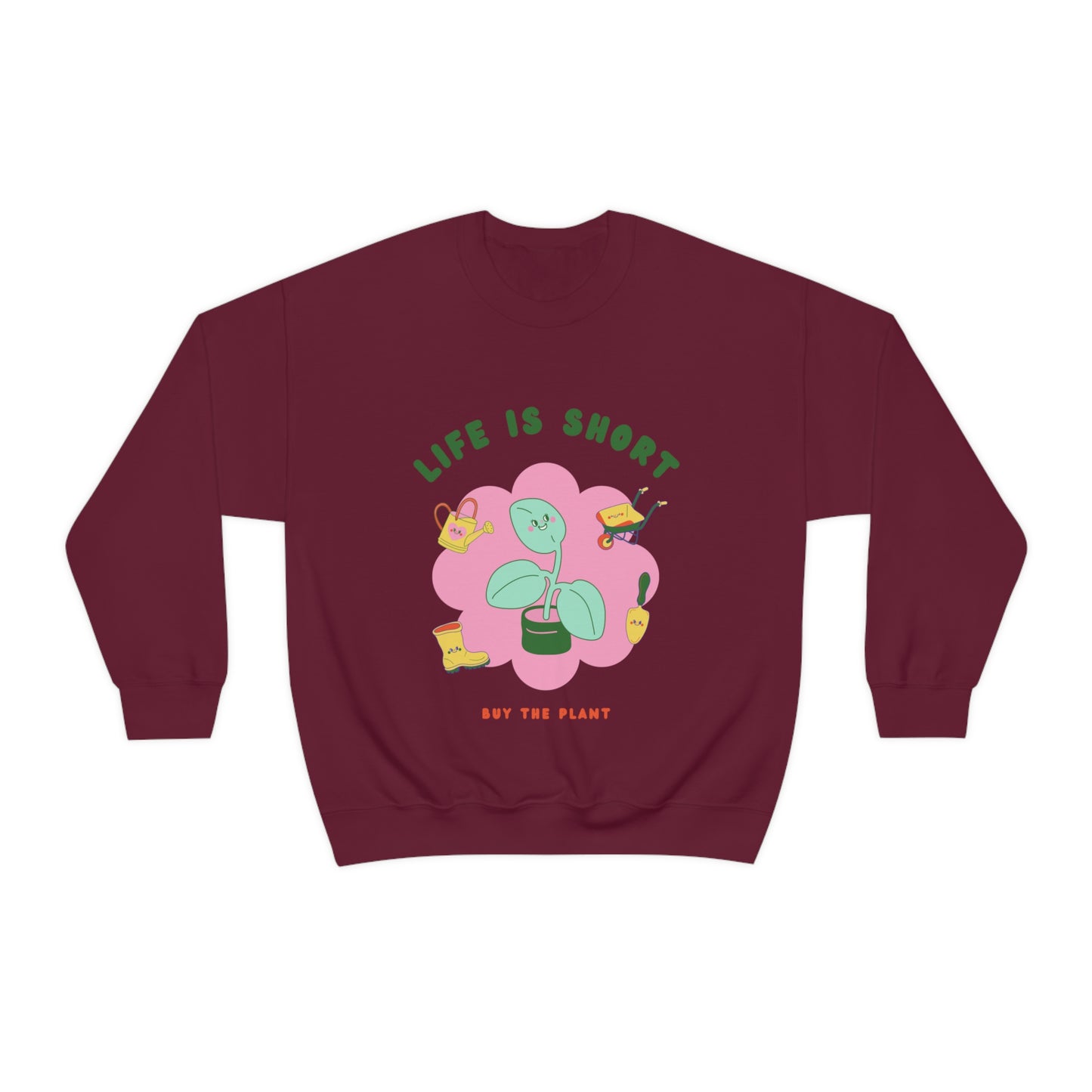 Life Is Short Unisex Crewneck