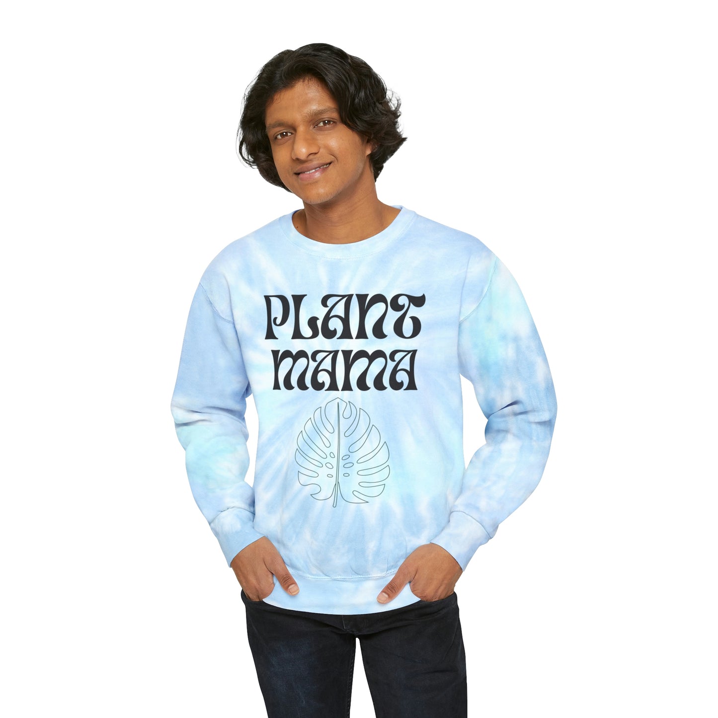 Plant Mama Unisex Tie-Dye Crewneck