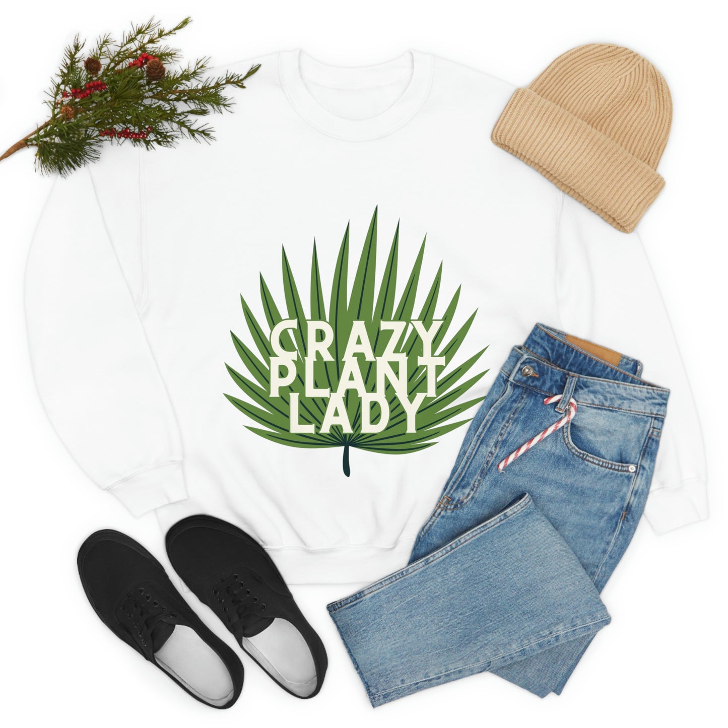 Crazy Plant Lady Unisex Crewneck