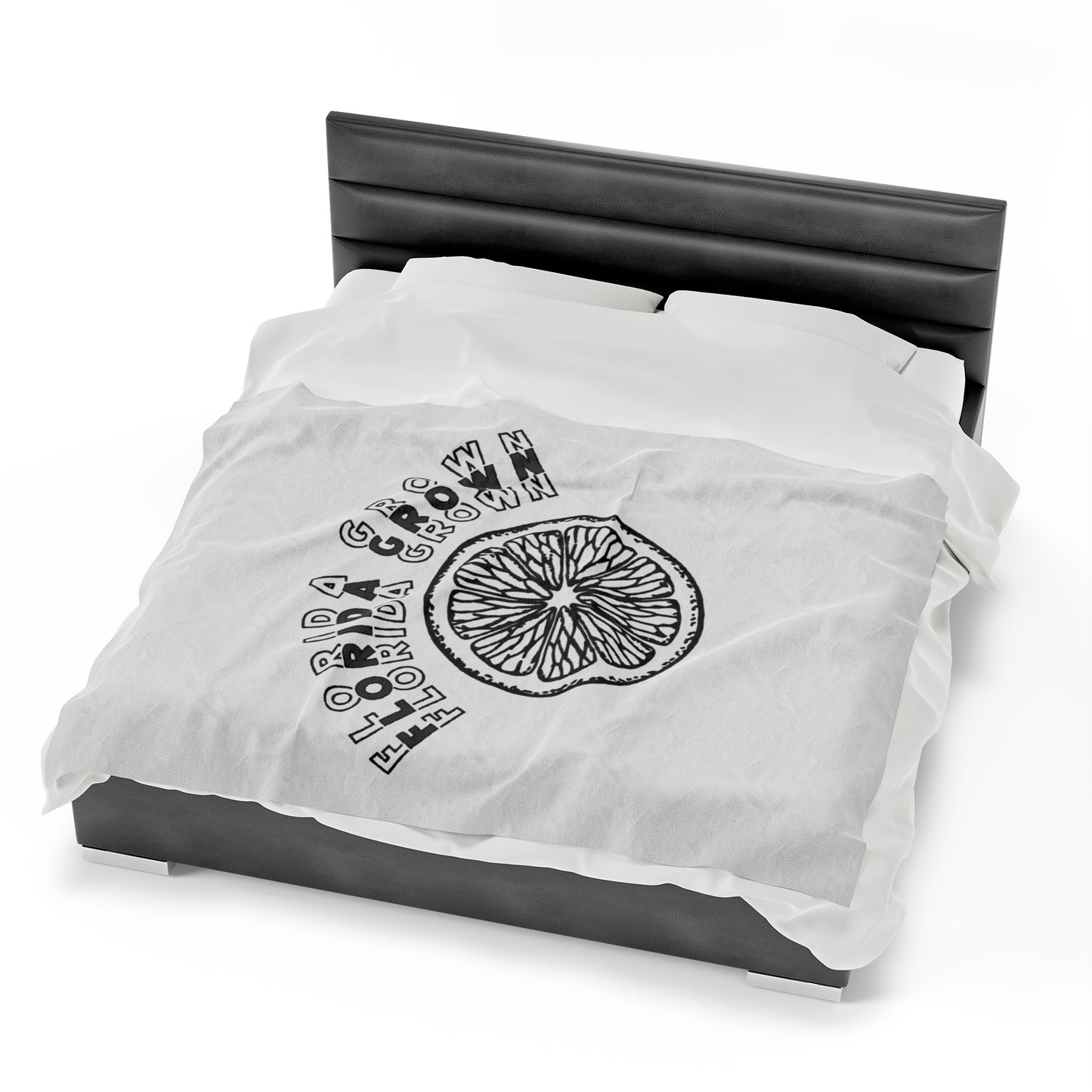 Florida Grown Velveteen Plush Blanket
