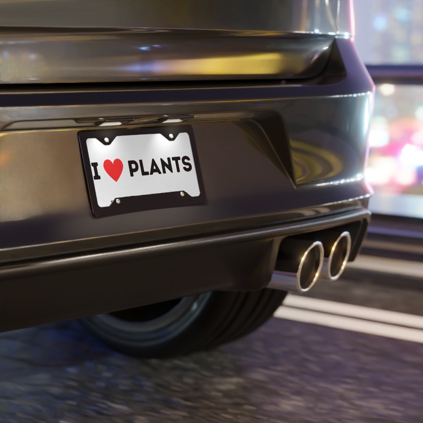 Love Plants Vanity Plate