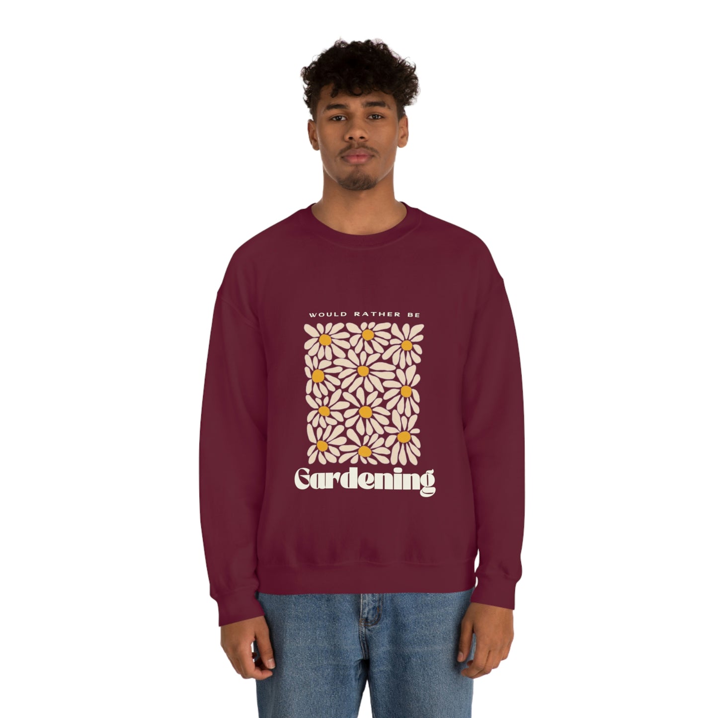 Would Rather Be Gardening Unisex Crewneck