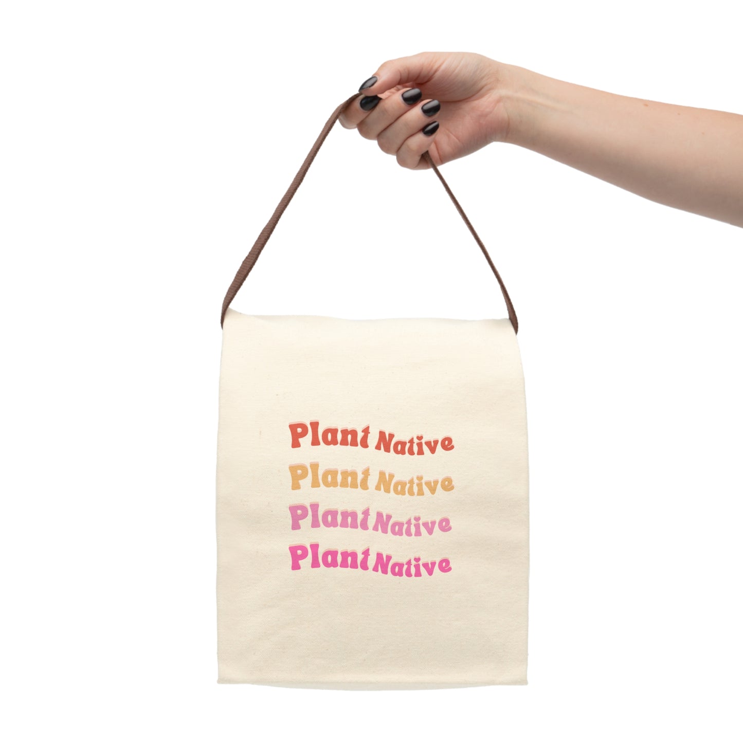 Plant Native Canvas Lunch Bag