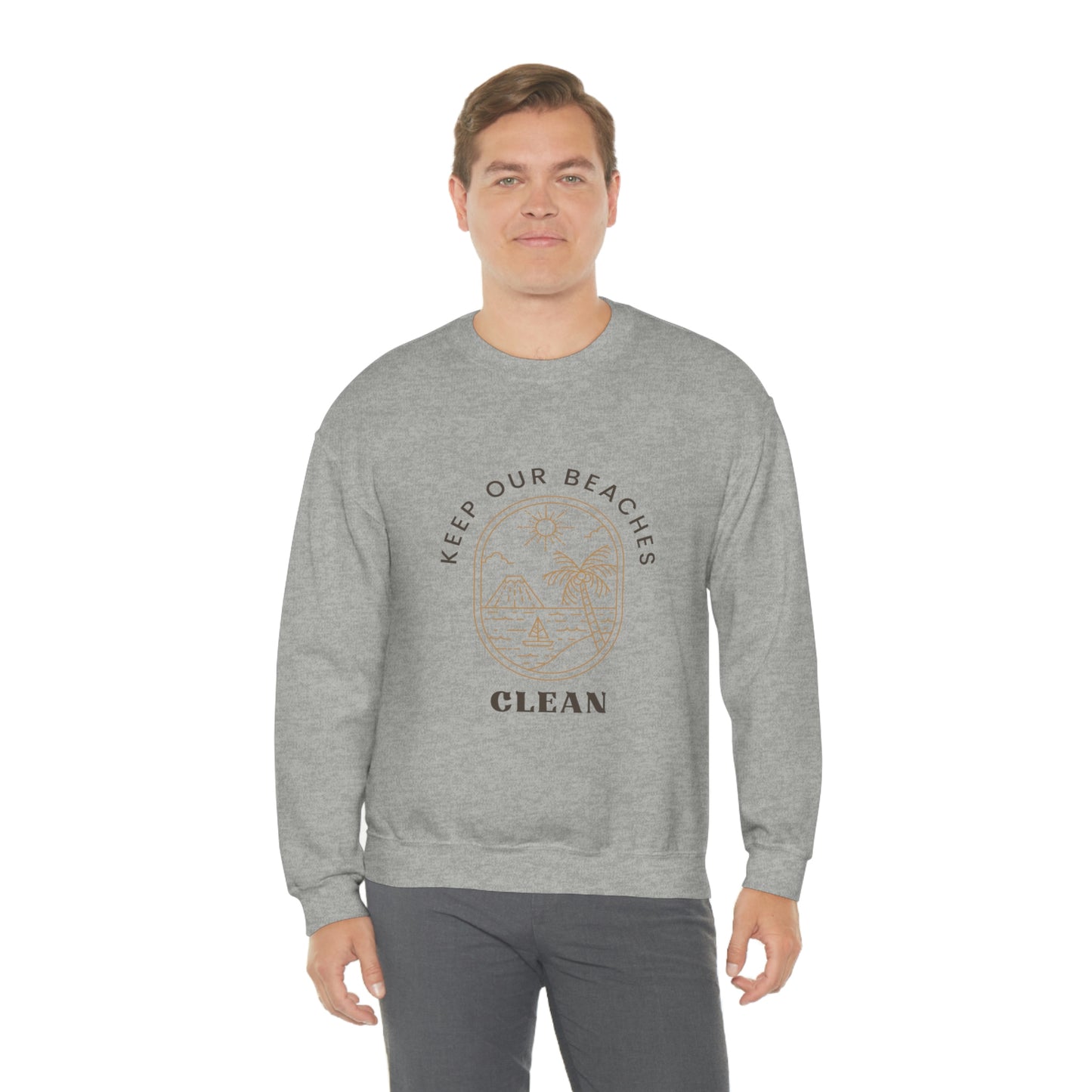 Clean Beaches Unisex Crewneck
